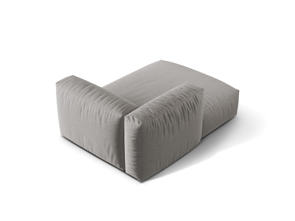Martina Sofa Chaise Lounge links 1 Sitz in Light Grey-Boston präsentiert im Onlineshop von KAQTU Design AG. L-Sofa links ist von Micadoni