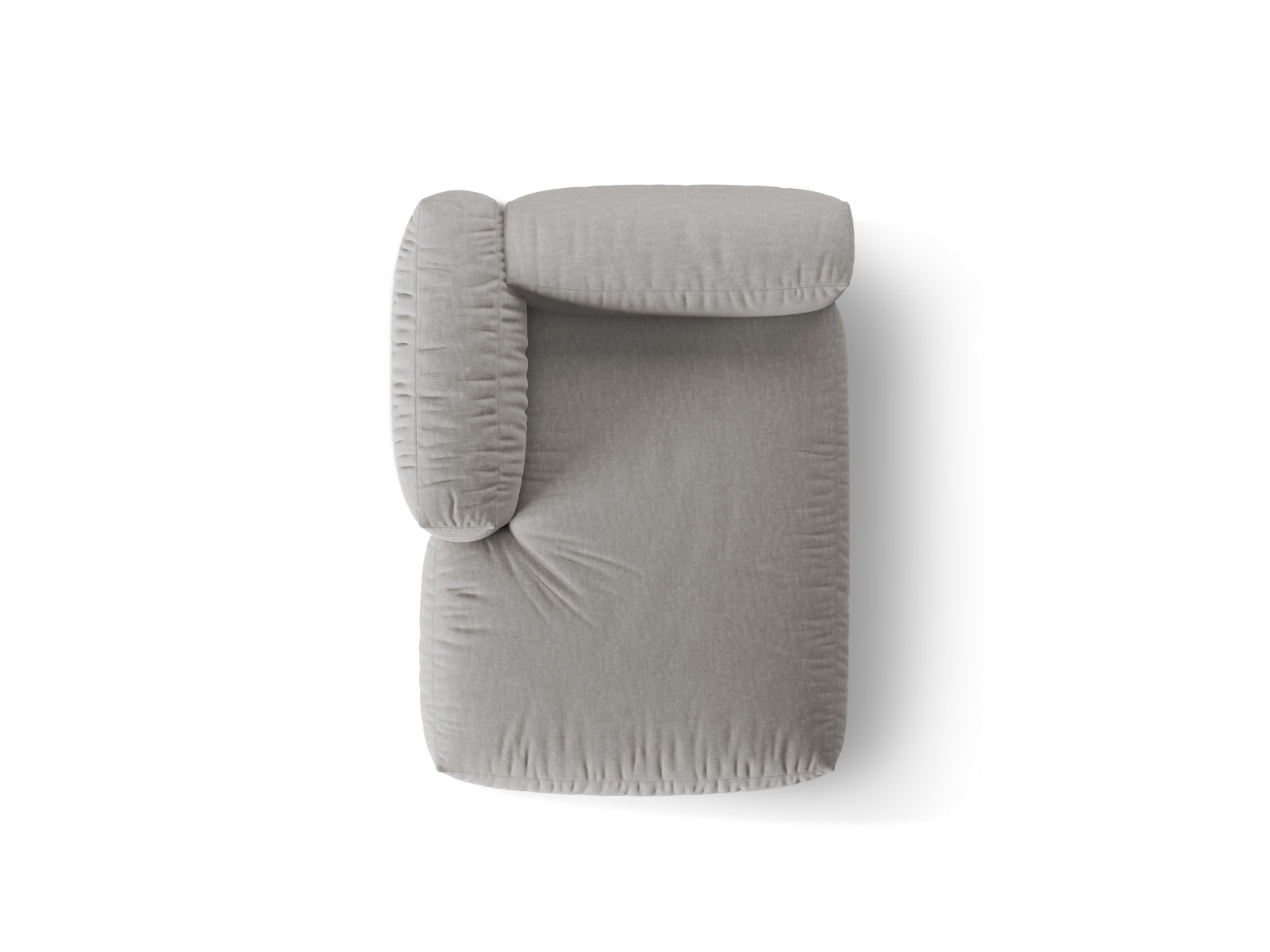 Martina Sofa Chaise Lounge links 1 Sitz in Light Grey präsentiert im Onlineshop von KAQTU Design AG. L-Sofa links ist von Micadoni