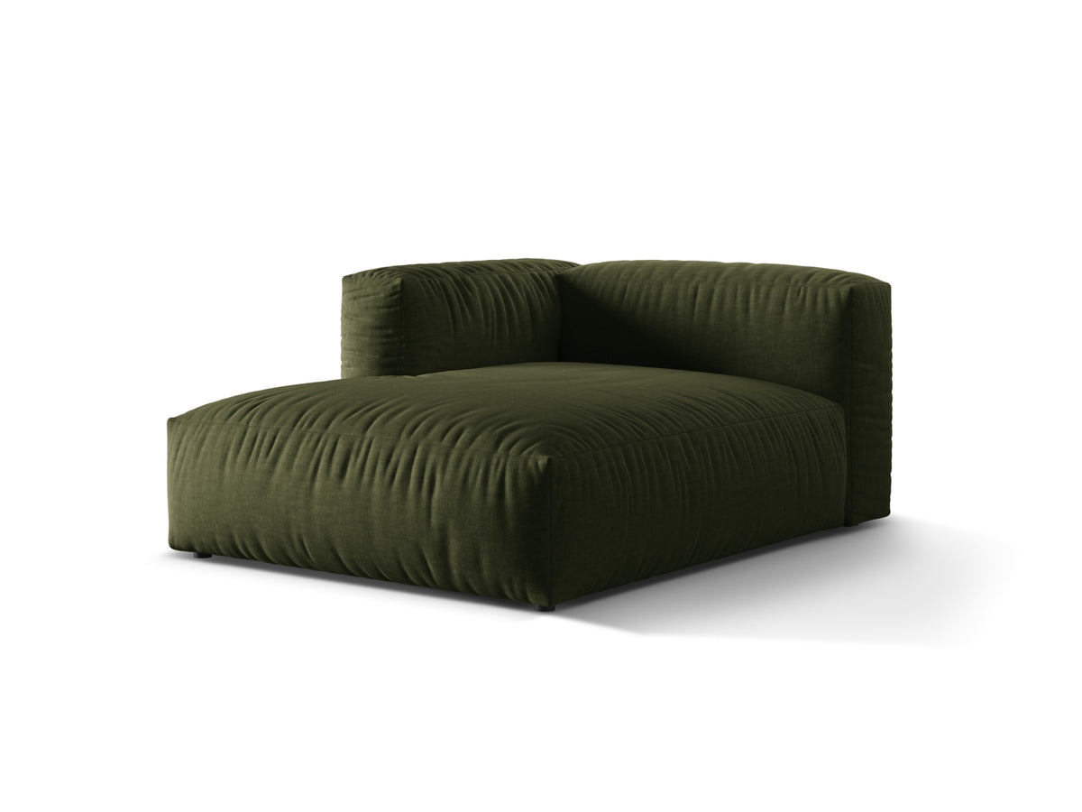 Martina Sofa Chaise Lounge links 1 Sitz in Green-Boston präsentiert im Onlineshop von KAQTU Design AG. L-Sofa links ist von Micadoni