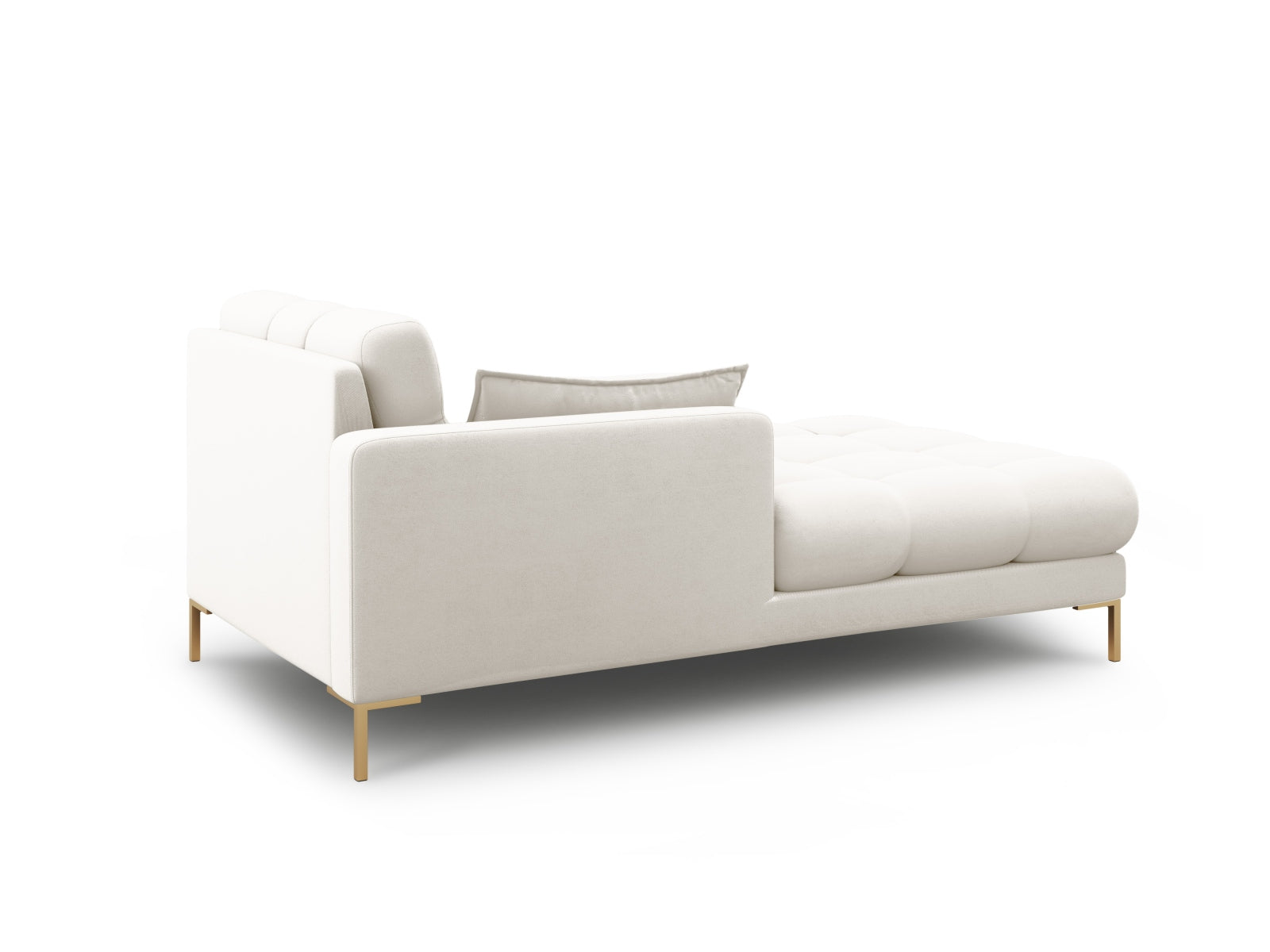 Mamaia Sofa Chaise Lounge links 1 Sitz in Light Beige/Gold präsentiert im Onlineshop von KAQTU Design AG. L-Sofa links ist von Micadoni