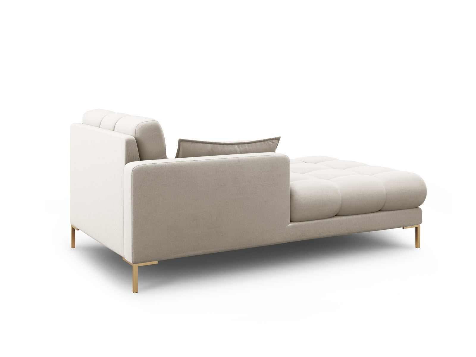 Mamaia Sofa Chaise Lounge links 1 Sitz in Beige/Gold präsentiert im Onlineshop von KAQTU Design AG. L-Sofa links ist von Micadoni