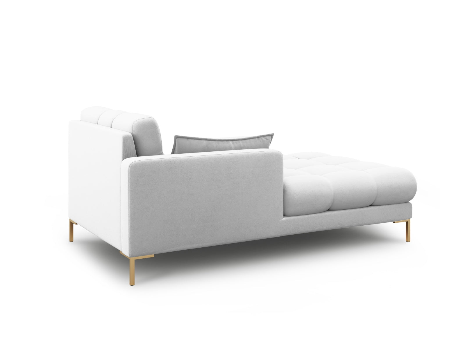 Mamaia Sofa Chaise Lounge links 1 Sitz in Light Grey/Gold präsentiert im Onlineshop von KAQTU Design AG. L-Sofa links ist von Micadoni
