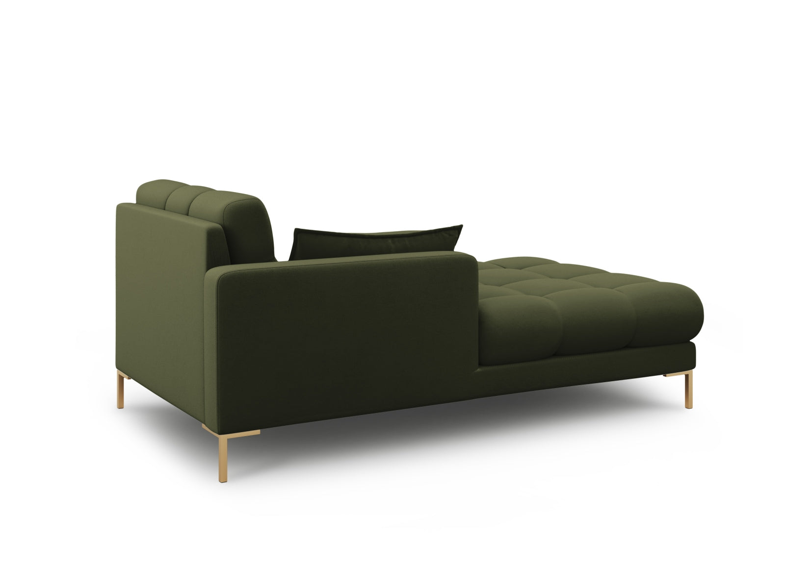 Mamaia Sofa Chaise Lounge links 1 Sitz in Green/Gold präsentiert im Onlineshop von KAQTU Design AG. L-Sofa links ist von Micadoni