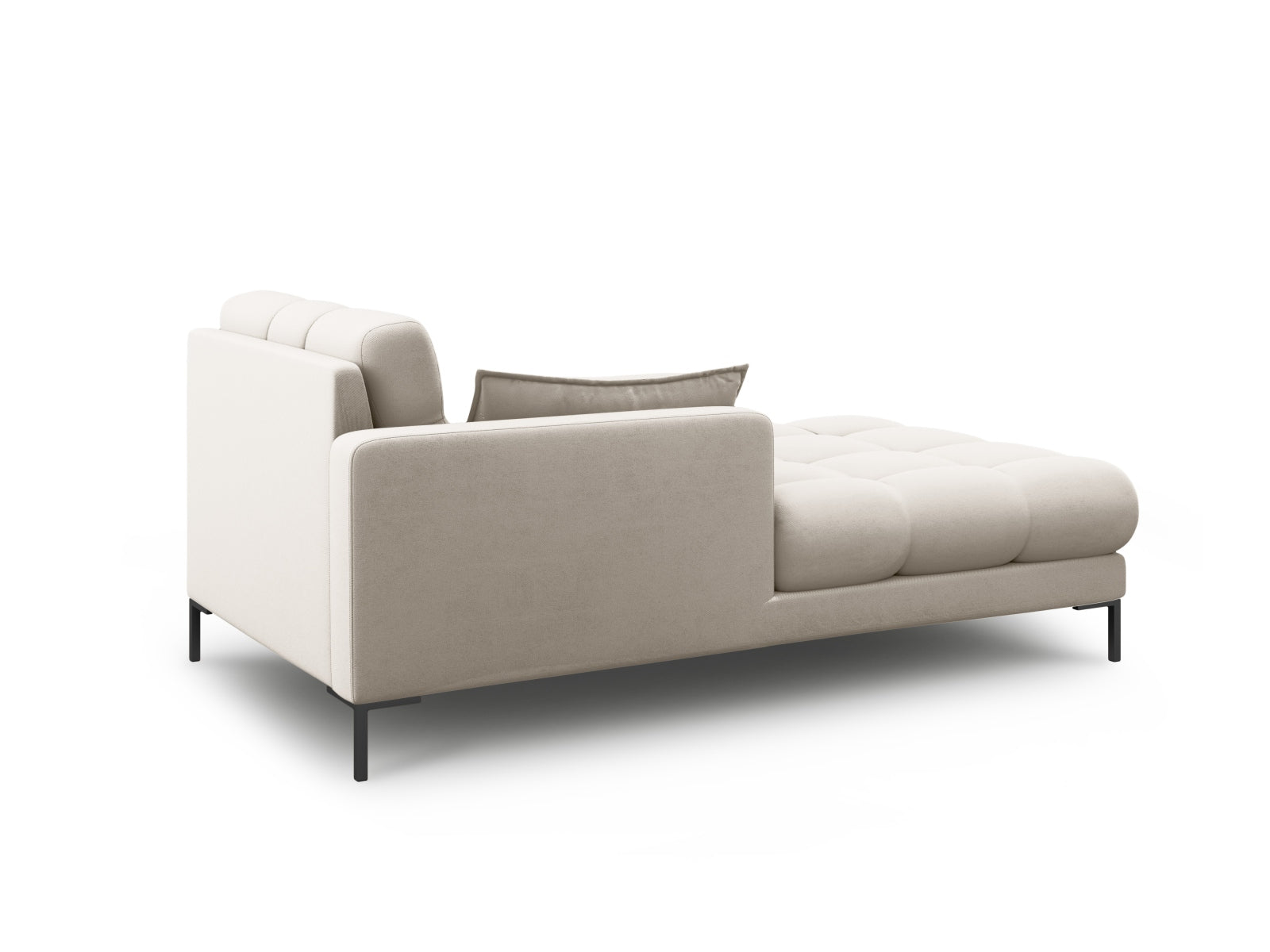 Mamaia Sofa Chaise Lounge links 1 Sitz in Beige/Schwarz präsentiert im Onlineshop von KAQTU Design AG. L-Sofa links ist von Micadoni