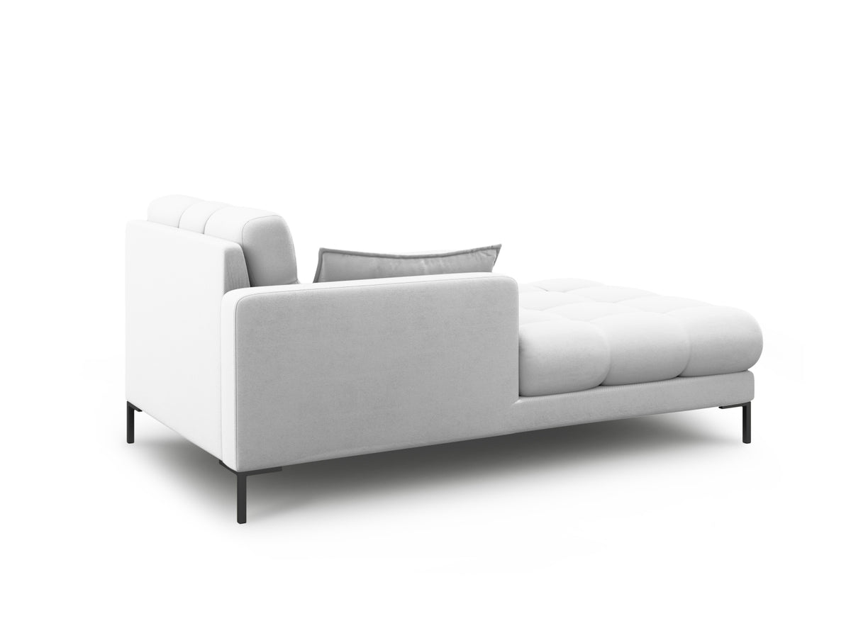 Mamaia Sofa Chaise Lounge links 1 Sitz in Light Grey/Schwarz-Neve präsentiert im Onlineshop von KAQTU Design AG. L-Sofa links ist von Micadoni