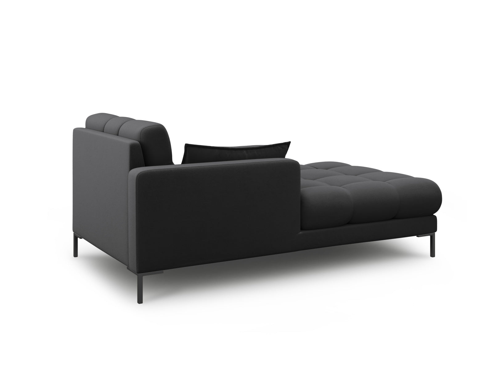 Mamaia Sofa Chaise Lounge links 1 Sitz in Dark Grey/Schwarz präsentiert im Onlineshop von KAQTU Design AG. L-Sofa links ist von Micadoni