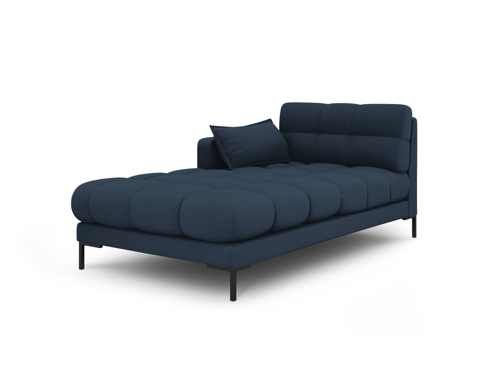 Mamaia Sofa Chaise Lounge links 1 Sitz in Blue/Schwarz-Neve präsentiert im Onlineshop von KAQTU Design AG. L-Sofa links ist von Micadoni