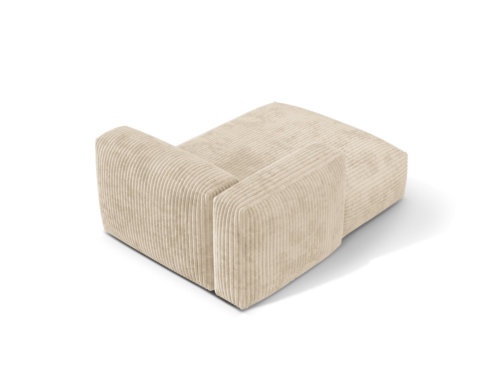 Martina Sofa Chaise Lounge links 1 Sitz in Light Beige präsentiert im Onlineshop von KAQTU Design AG. L-Sofa links ist von Micadoni