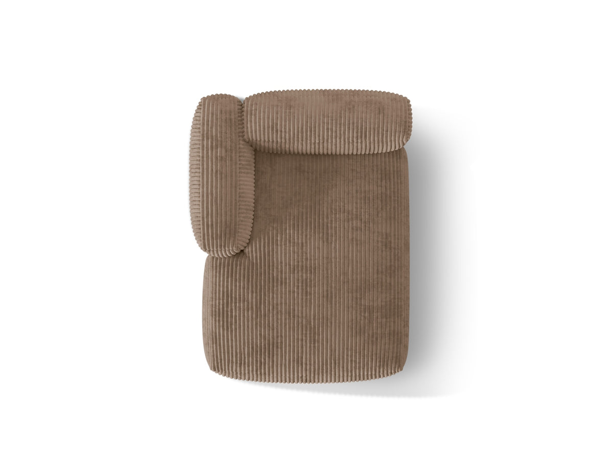 Martina Sofa Chaise Lounge links 1 Sitz in Acorn-Tilia präsentiert im Onlineshop von KAQTU Design AG. L-Sofa links ist von Micadoni