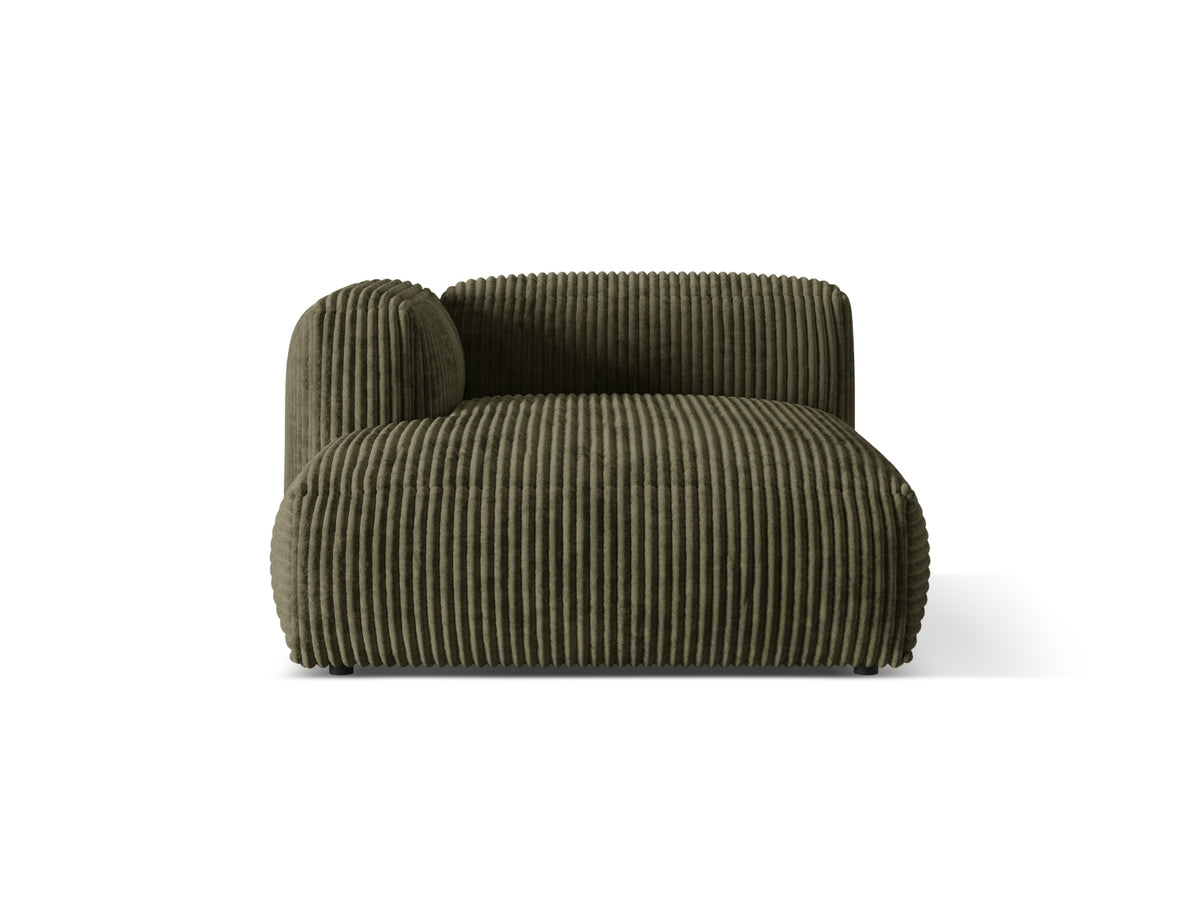 Martina Sofa Chaise Lounge links 1 Sitz in Moss Green-Tilia präsentiert im Onlineshop von KAQTU Design AG. L-Sofa links ist von Micadoni