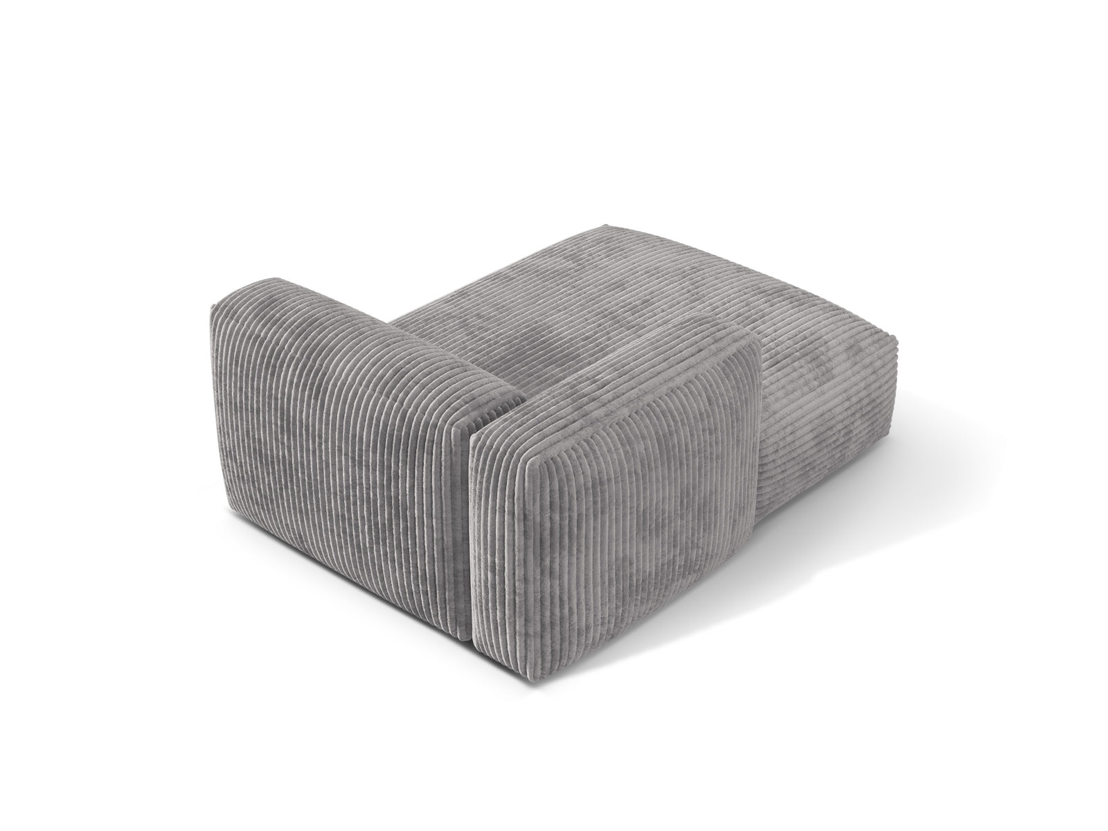 Martina Sofa Chaise Lounge links 1 Sitz in Light Grey präsentiert im Onlineshop von KAQTU Design AG. L-Sofa links ist von Micadoni