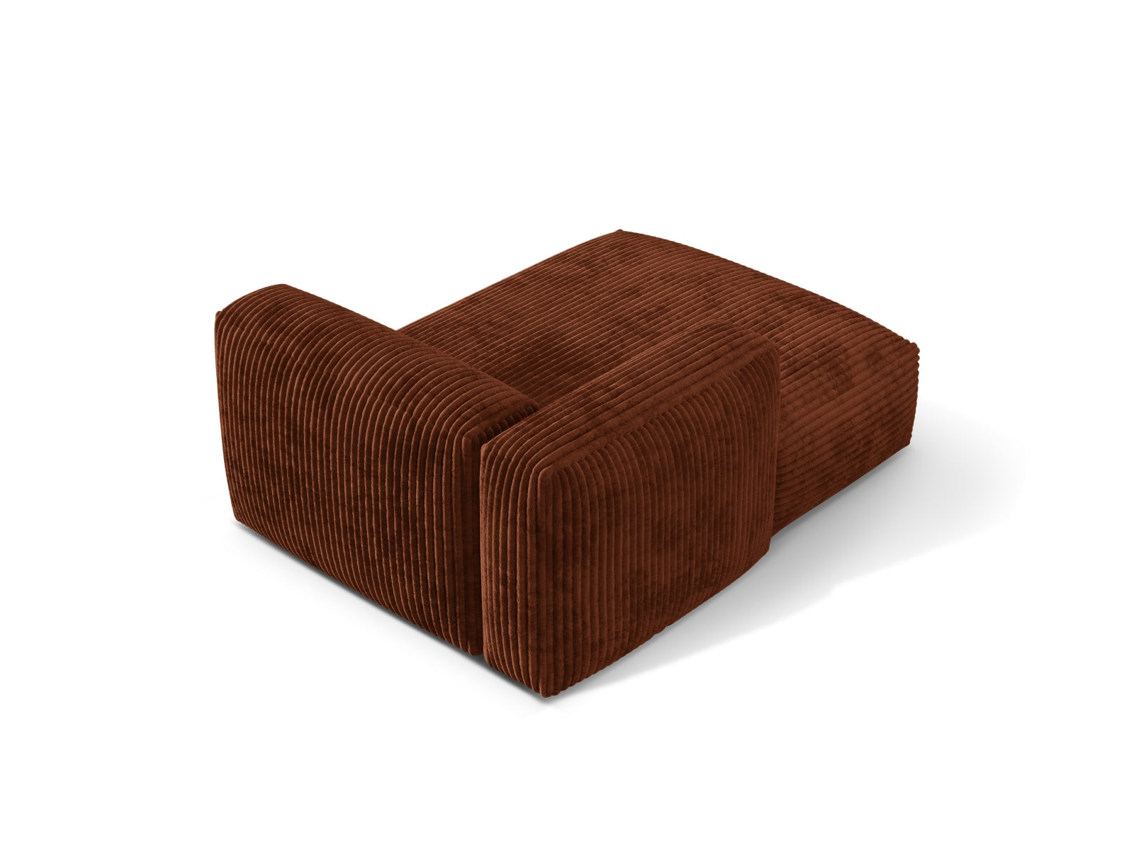 Martina Sofa Chaise Lounge links 1 Sitz in Brick präsentiert im Onlineshop von KAQTU Design AG. L-Sofa links ist von Micadoni