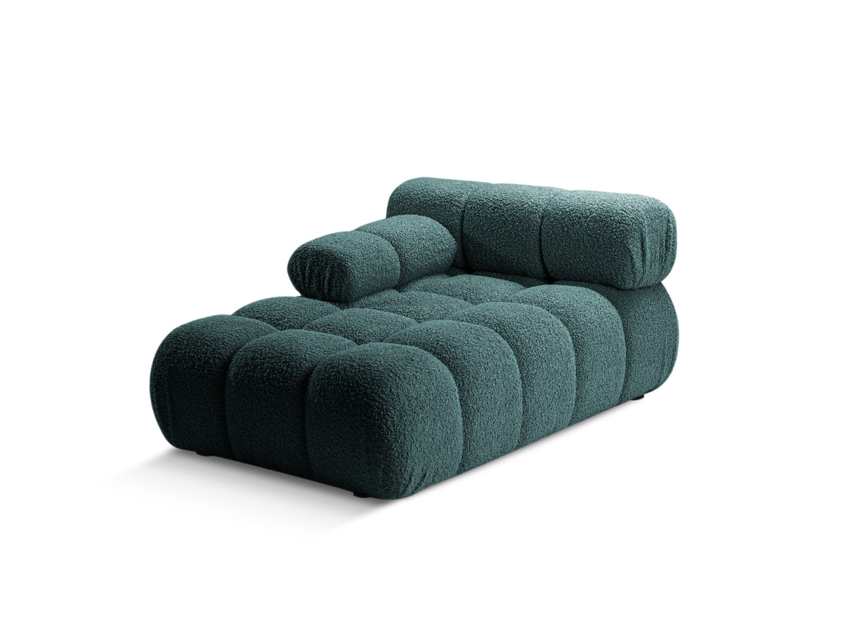 Bellis Sofa Chaise Lounge links 1 Sitz 94cm in Petrol-Rolf präsentiert im Onlineshop von KAQTU Design AG. L-Sofa links ist von Micadoni