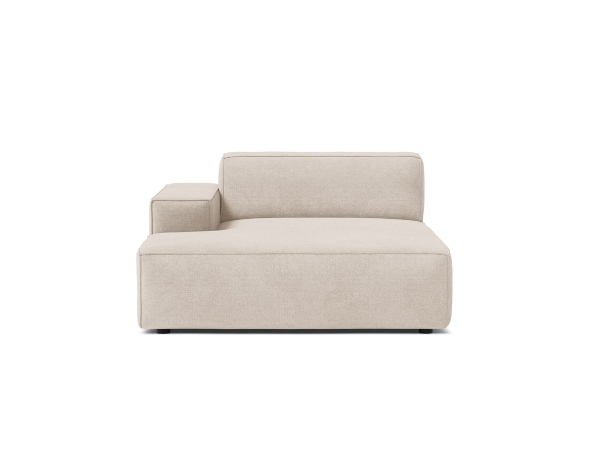 1-Sitzer Chaise Longue Links Jodie in Beige-Liberty präsentiert im Onlineshop von KAQTU Design AG. Modulares Sofa ist von Micadoni