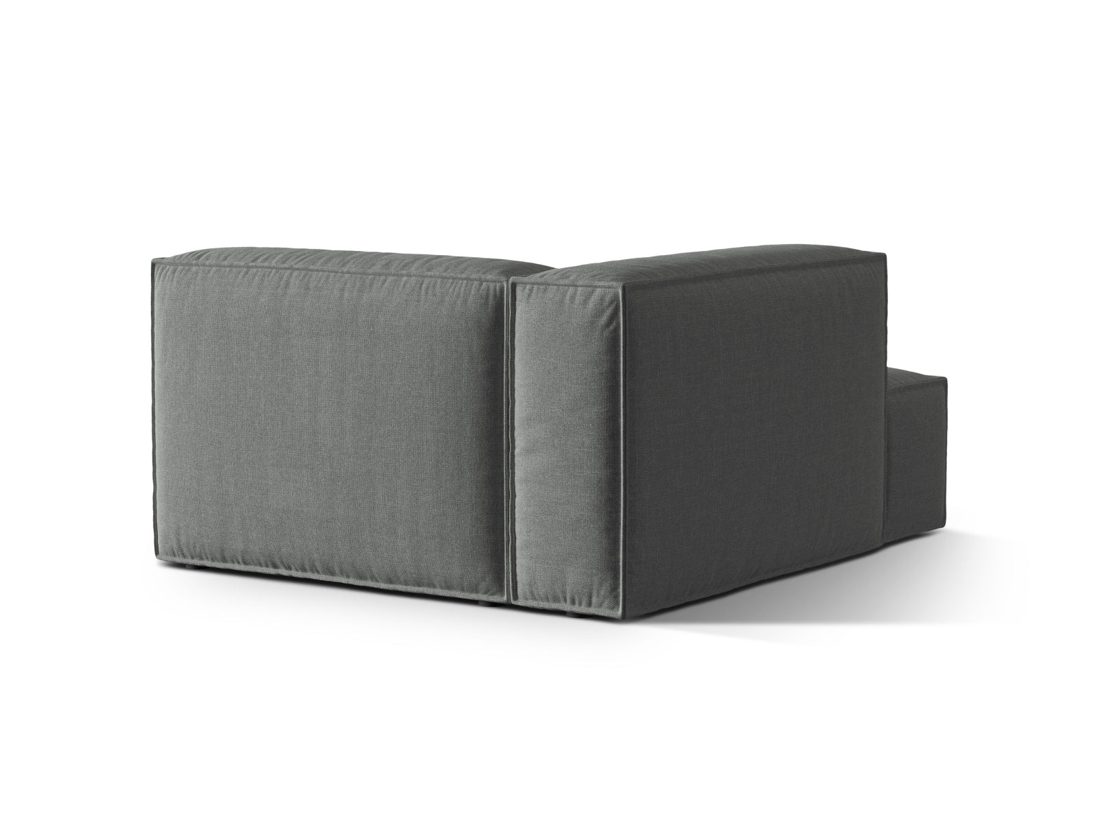 Nuria Modular Chaise Longue links 1 Sitzer in Grey präsentiert im Onlineshop von KAQTU Design AG. Modulares Sofa ist von Micadoni
