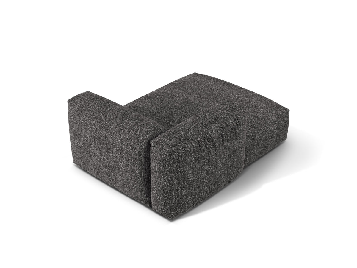 1-Sitzer Chaise Longue Links Martina in Anthracite-Monet präsentiert im Onlineshop von KAQTU Design AG. Modulares Sofa ist von Micadoni