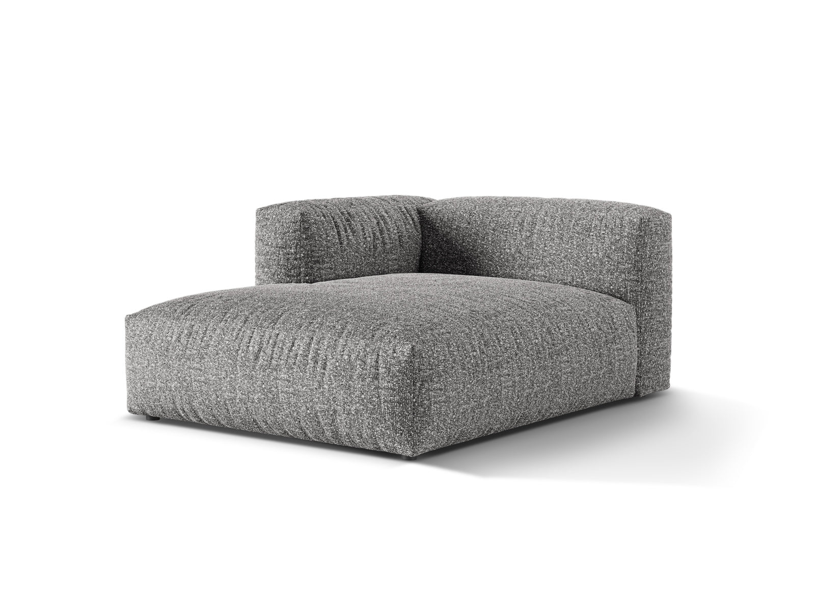 1-Sitzer Chaise Longue Links Martina in Graphite-Monet präsentiert im Onlineshop von KAQTU Design AG. Modulares Sofa ist von Micadoni