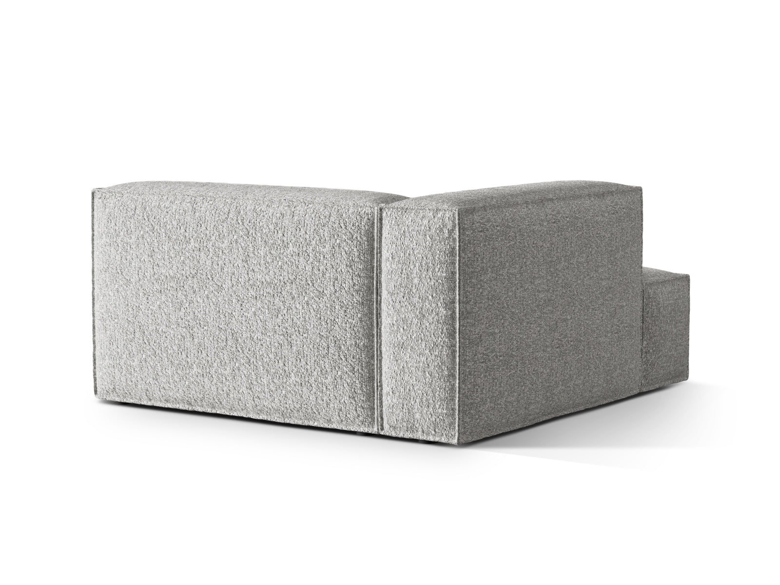 Nuria Modular Chaise Longue links 1 Sitzer in Silver präsentiert im Onlineshop von KAQTU Design AG. Modulares Sofa ist von Micadoni