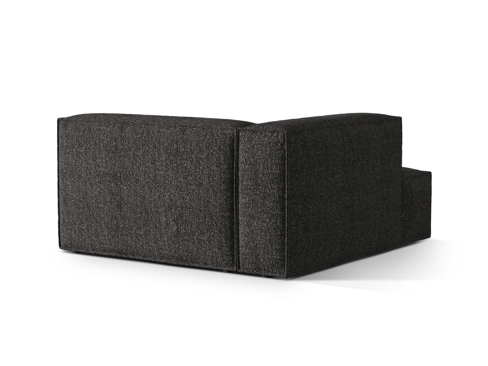 Nuria Modular Chaise Longue links 1 Sitzer in Anthracite präsentiert im Onlineshop von KAQTU Design AG. Modulares Sofa ist von Micadoni