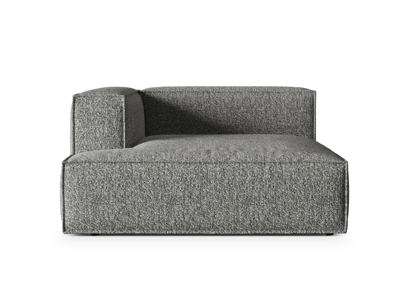 Nuria Modular Chaise Longue links 1 Sitzer in Graphite präsentiert im Onlineshop von KAQTU Design AG. Modulares Sofa ist von Micadoni