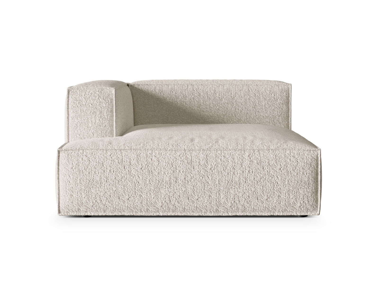 Nuria Modular Chaise Longue links 1 Sitzer in Beige präsentiert im Onlineshop von KAQTU Design AG. Modulares Sofa ist von Micadoni