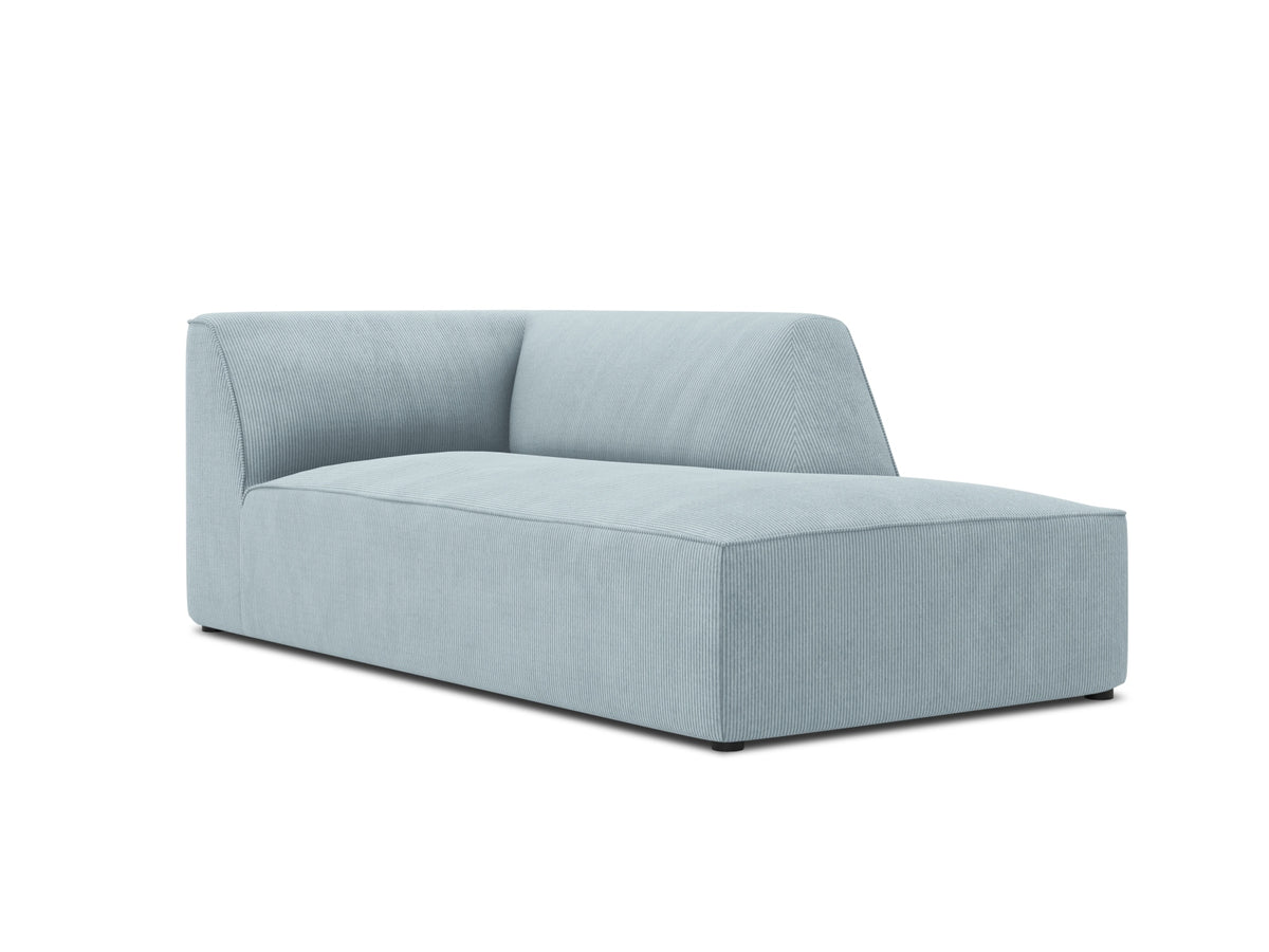 Ruby Sofa Chaise Lounge rechts 1 Sitz in Light Blue-Scala präsentiert im Onlineshop von KAQTU Design AG. L-Sofa rechts ist von Micadoni
