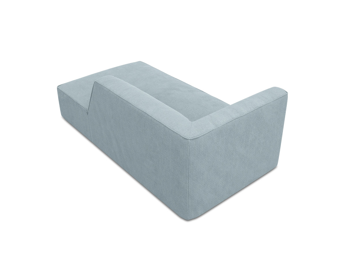 Ruby Sofa Chaise Lounge rechts 1 Sitz in Light Blue-Scala präsentiert im Onlineshop von KAQTU Design AG. L-Sofa rechts ist von Micadoni