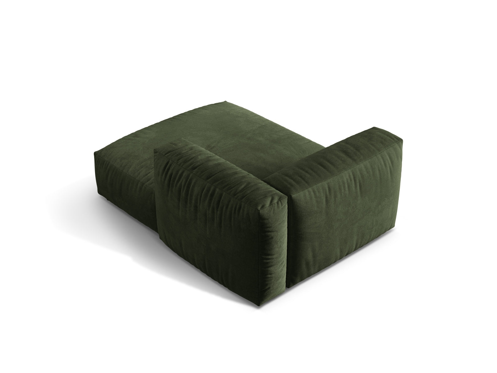 Martina Sofa Chaise Lounge rechts 1 Sitz in Green präsentiert im Onlineshop von KAQTU Design AG. L-Sofa rechts ist von Micadoni