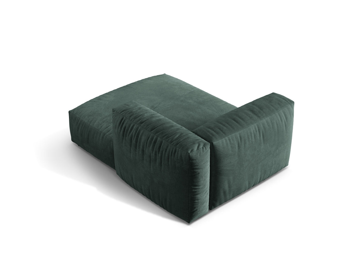 Martina Sofa Chaise Lounge rechts 1 Sitz in Petrol-Vogue präsentiert im Onlineshop von KAQTU Design AG. L-Sofa rechts ist von Micadoni