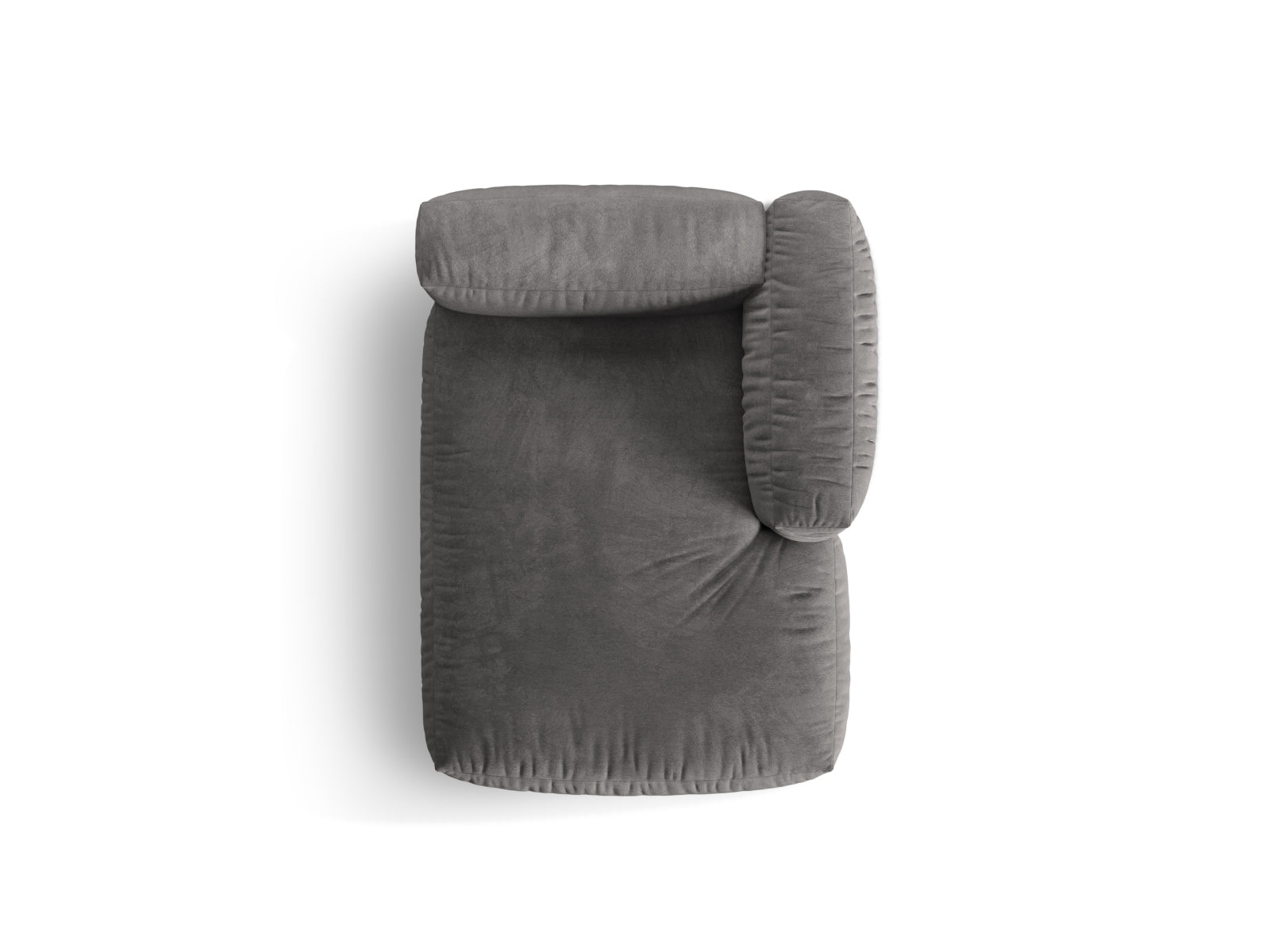 Martina Sofa Chaise Lounge rechts 1 Sitz in Grey präsentiert im Onlineshop von KAQTU Design AG. L-Sofa rechts ist von Micadoni