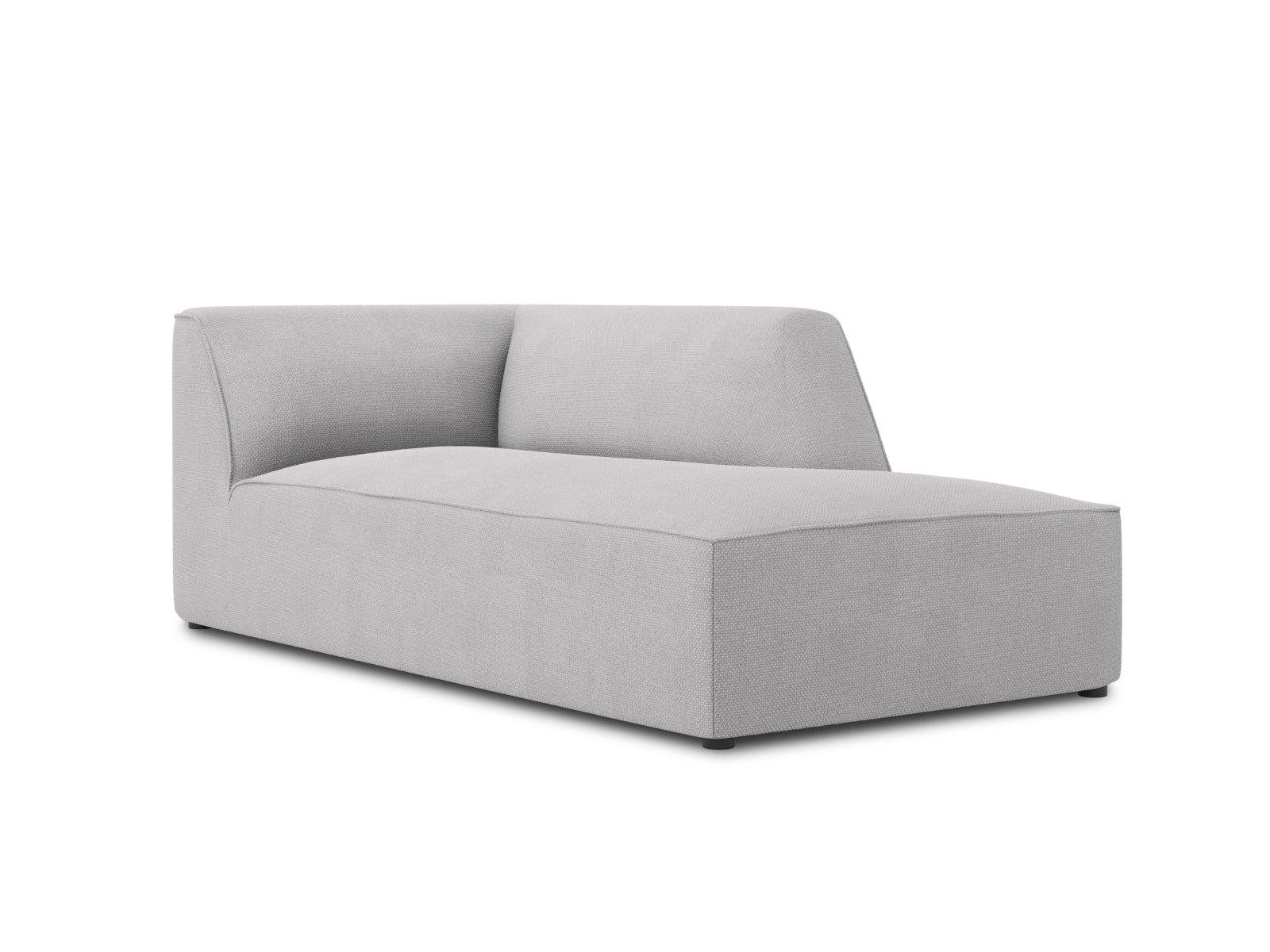 Ruby Sofa Chaise Lounge rechts 1 Sitz in Light Grey präsentiert im Onlineshop von KAQTU Design AG. L-Sofa rechts ist von Micadoni