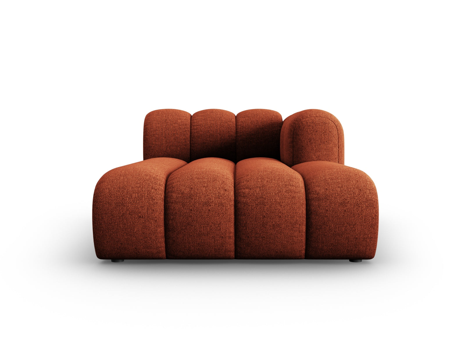 Lupine Sofa Chaise Lounge rechts 2 Sitzer in Terracotta präsentiert im Onlineshop von KAQTU Design AG. L-Sofa rechts ist von Micadoni