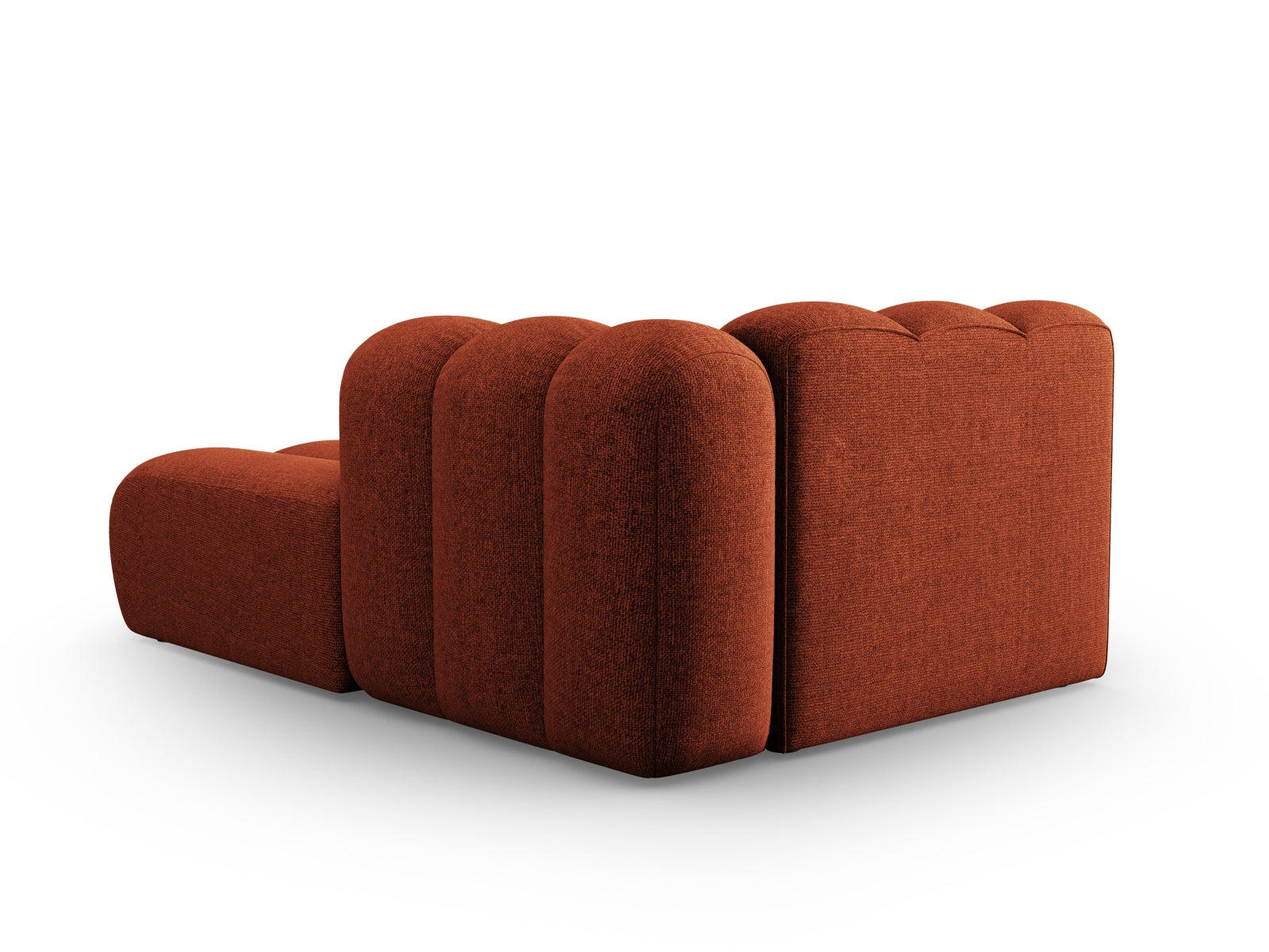 Lupine Sofa Chaise Lounge rechts 2 Sitzer in Terracotta präsentiert im Onlineshop von KAQTU Design AG. L-Sofa rechts ist von Micadoni