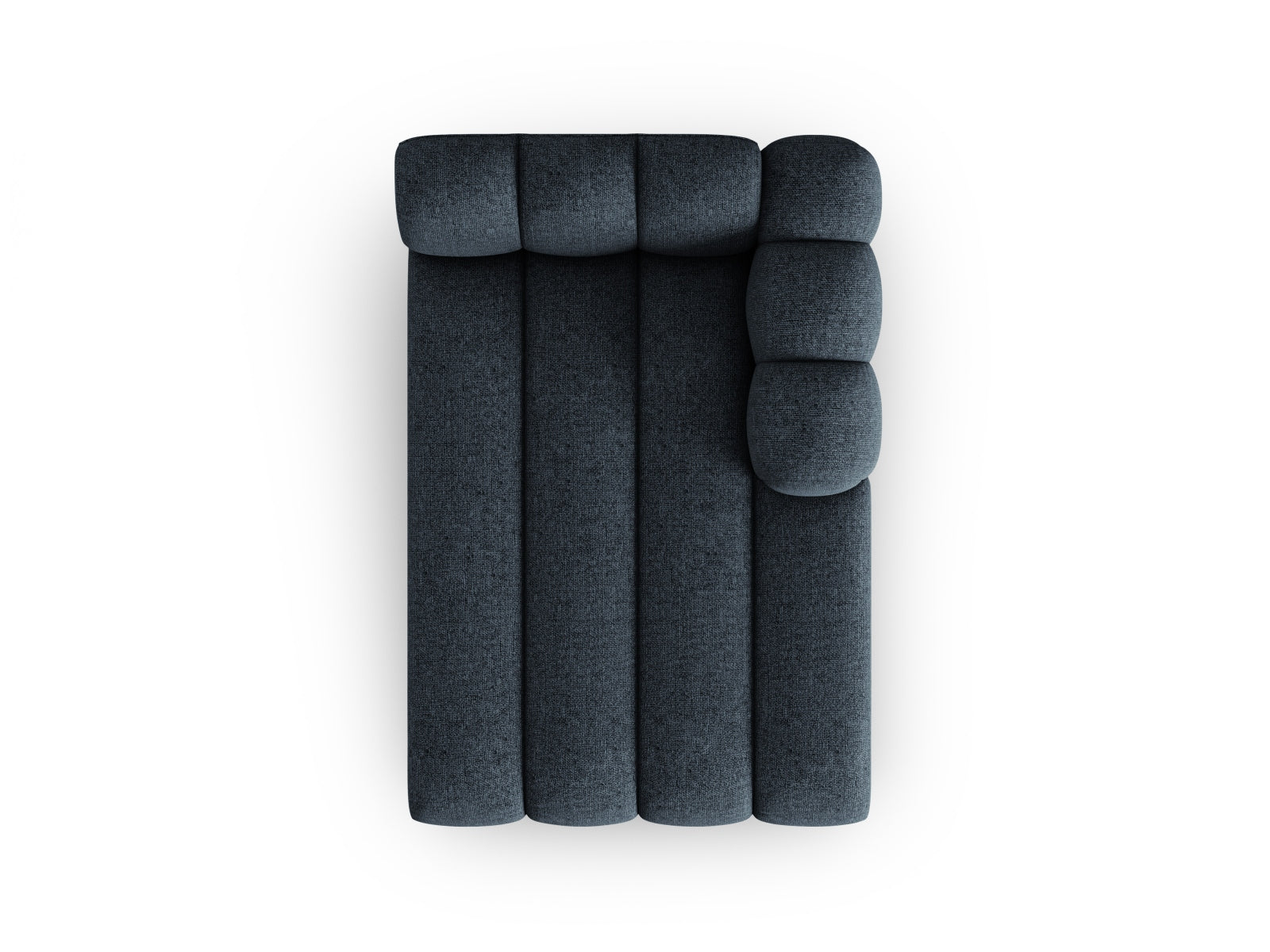 Lupine Sofa Chaise Lounge rechts 2 Sitzer in Royal Blue präsentiert im Onlineshop von KAQTU Design AG. L-Sofa rechts ist von Micadoni