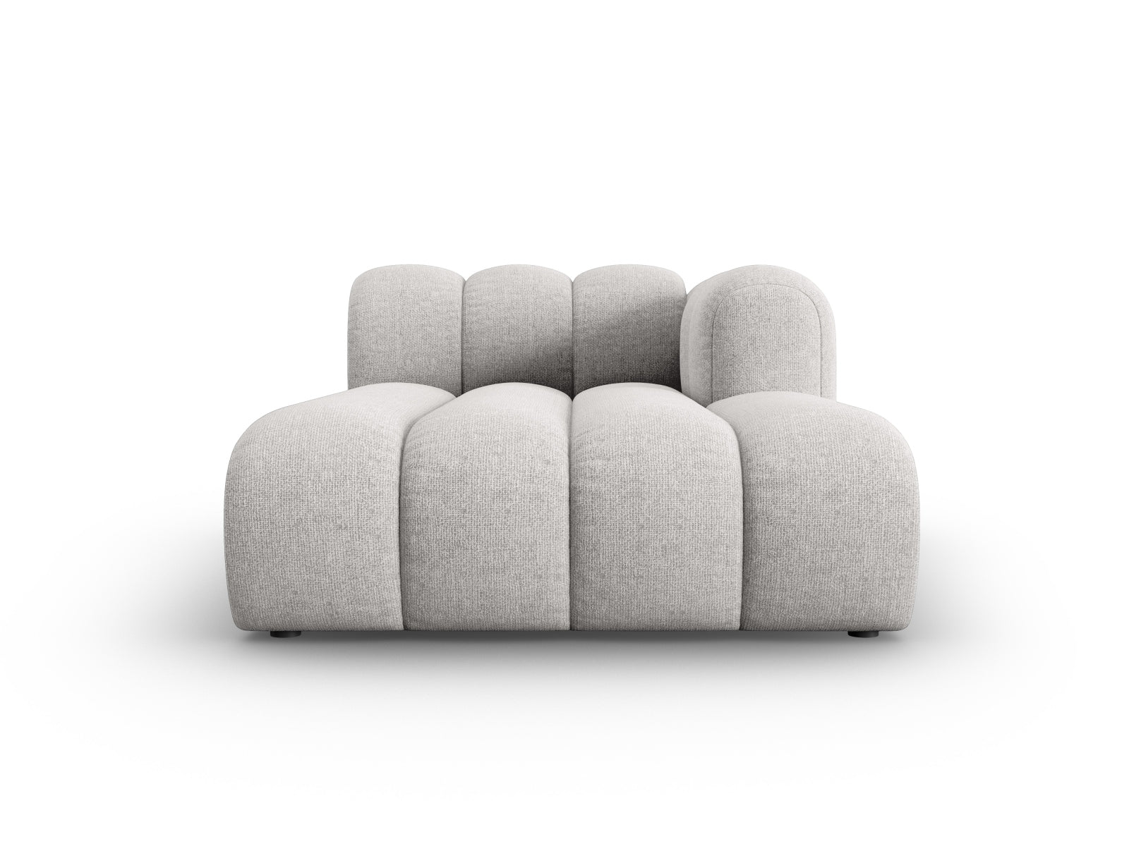 Lupine Sofa Chaise Lounge rechts 2 Sitzer in Light Grey präsentiert im Onlineshop von KAQTU Design AG. L-Sofa rechts ist von Micadoni