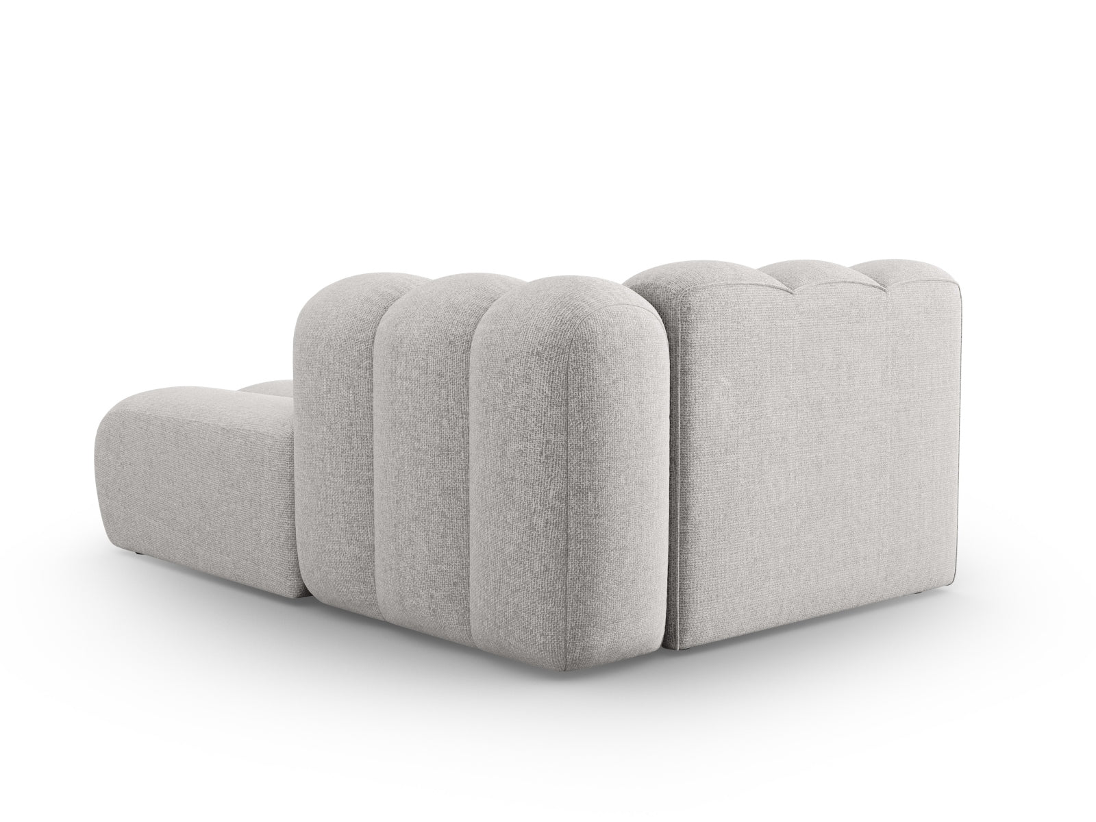 Lupine Sofa Chaise Lounge rechts 2 Sitzer in Light Grey präsentiert im Onlineshop von KAQTU Design AG. L-Sofa rechts ist von Micadoni