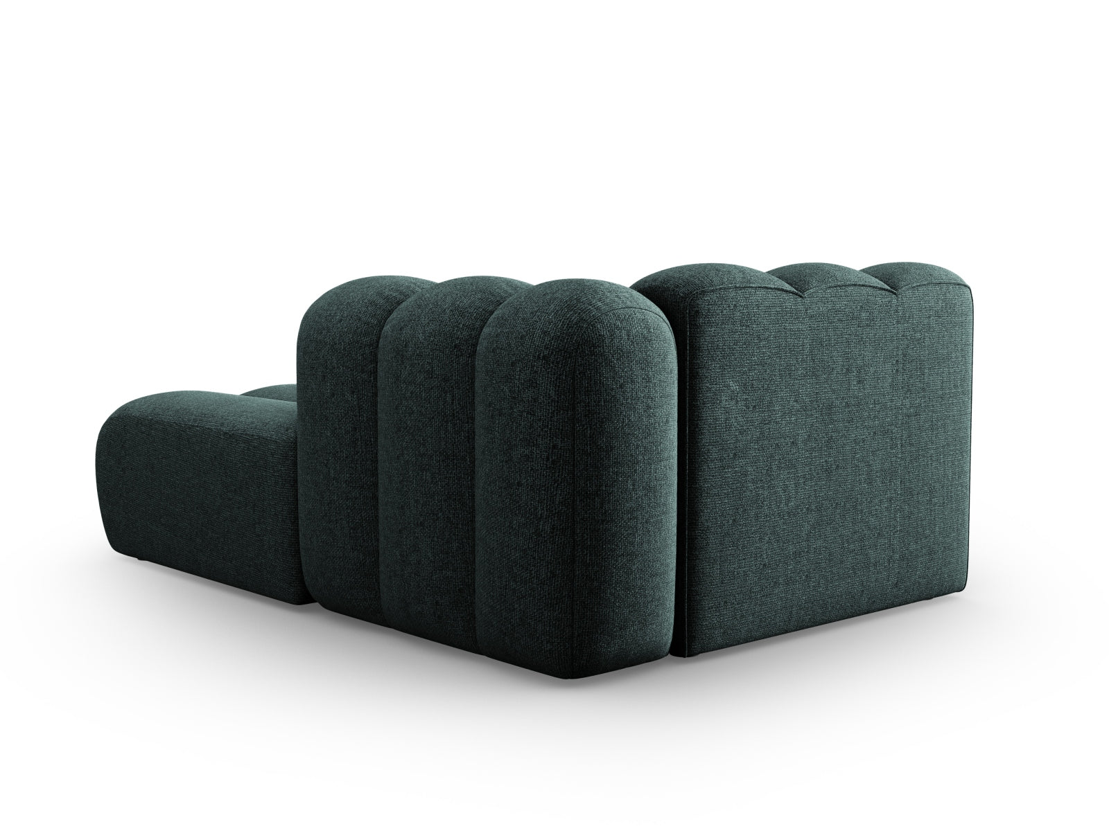 Lupine Sofa Chaise Lounge rechts 2 Sitzer in Petrol präsentiert im Onlineshop von KAQTU Design AG. L-Sofa rechts ist von Micadoni