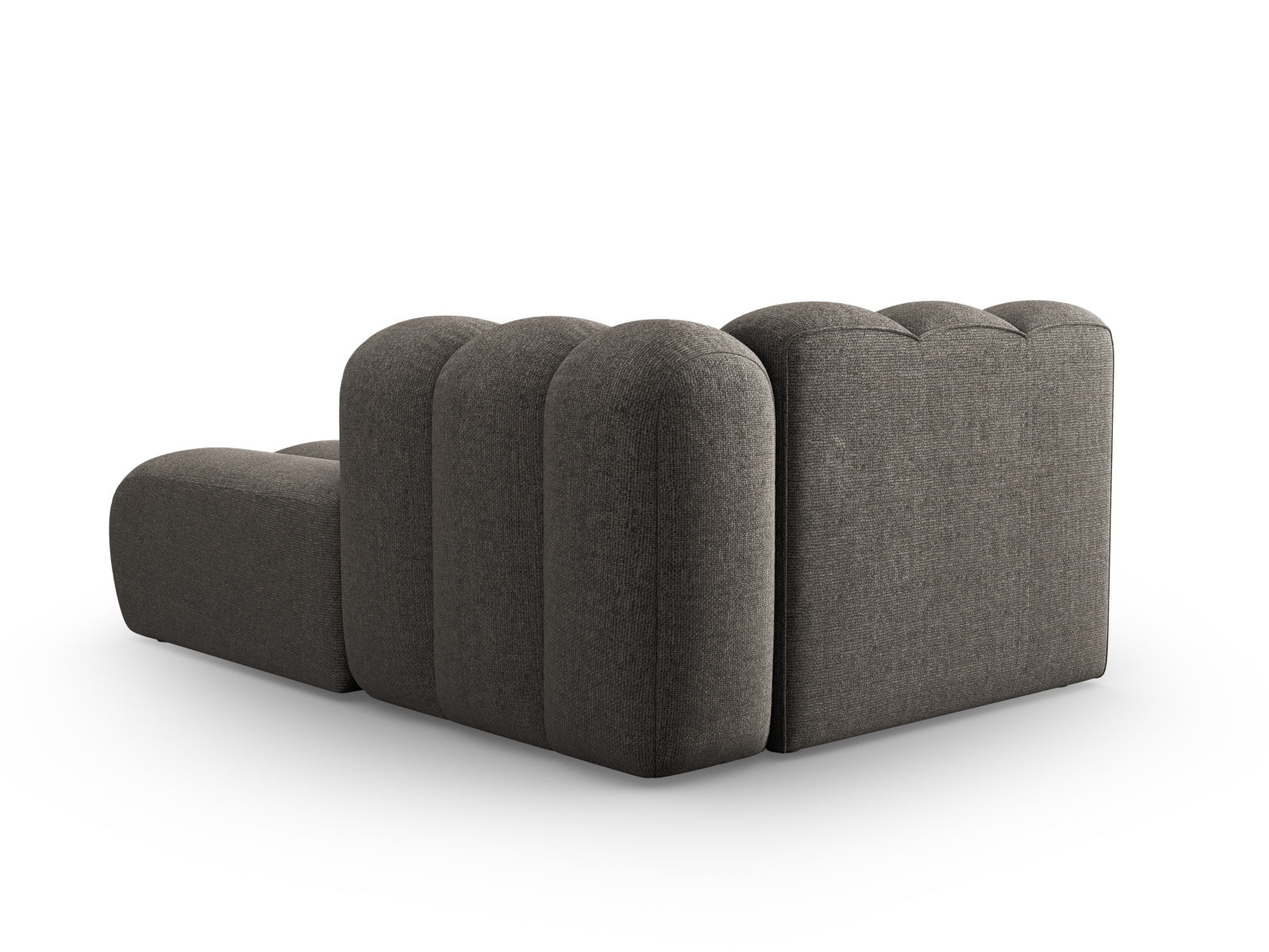 Lupine Sofa Chaise Lounge rechts 2 Sitzer in Grey präsentiert im Onlineshop von KAQTU Design AG. L-Sofa rechts ist von Micadoni