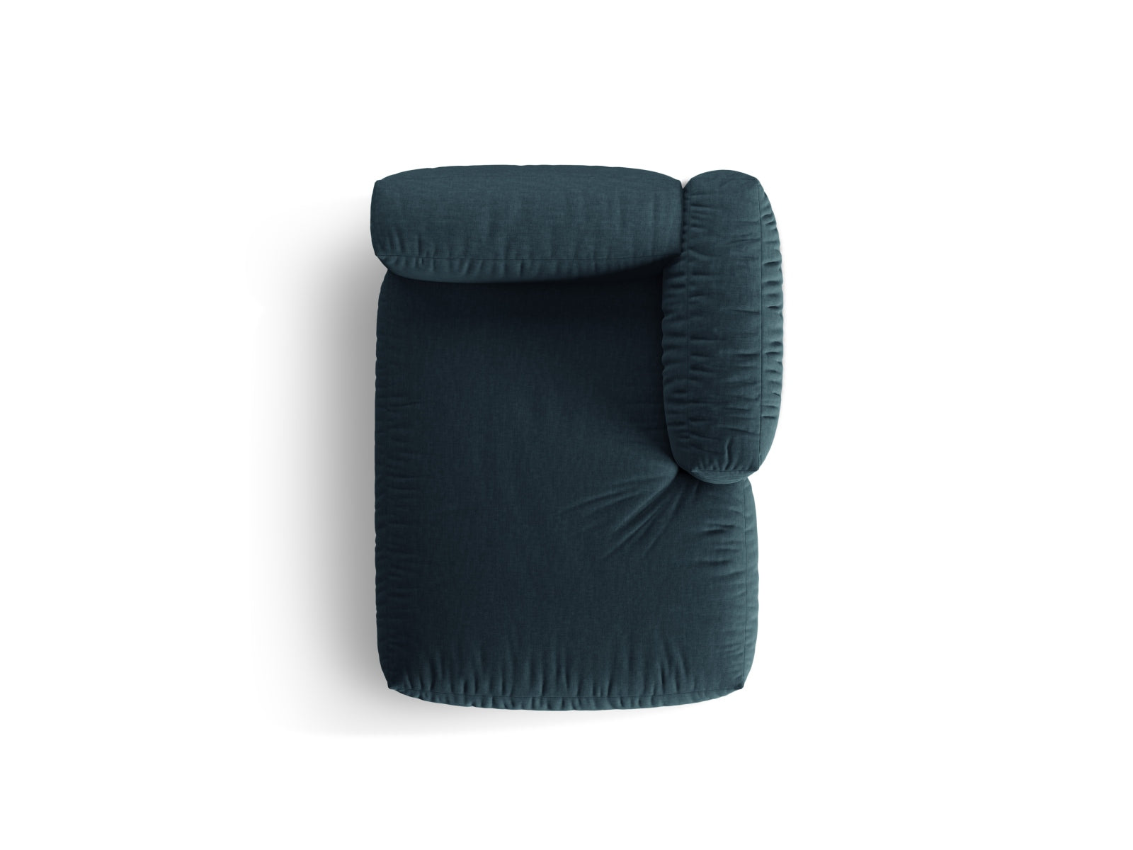 Martina Sofa Chaise Lounge rechts 1 Sitz in Blue Jeans präsentiert im Onlineshop von KAQTU Design AG. L-Sofa rechts ist von Micadoni