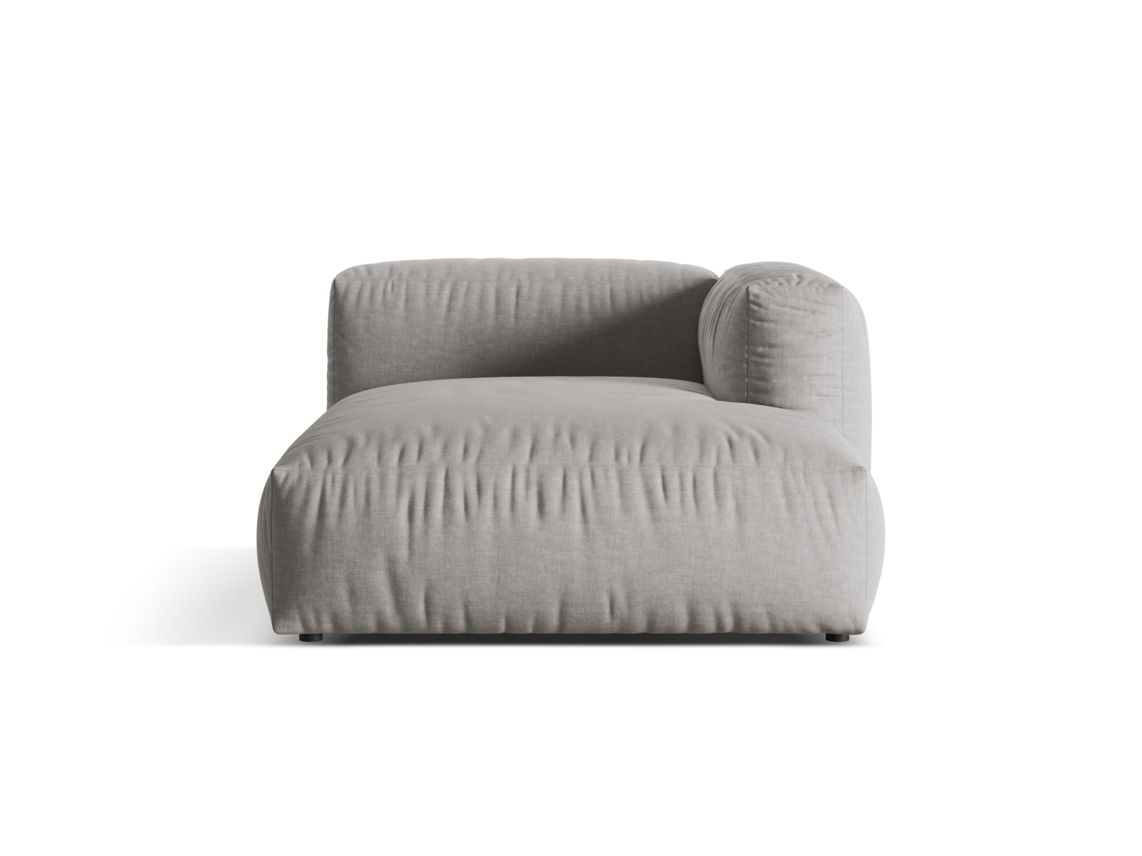Martina Sofa Chaise Lounge rechts 1 Sitz in Light Grey präsentiert im Onlineshop von KAQTU Design AG. L-Sofa rechts ist von Micadoni