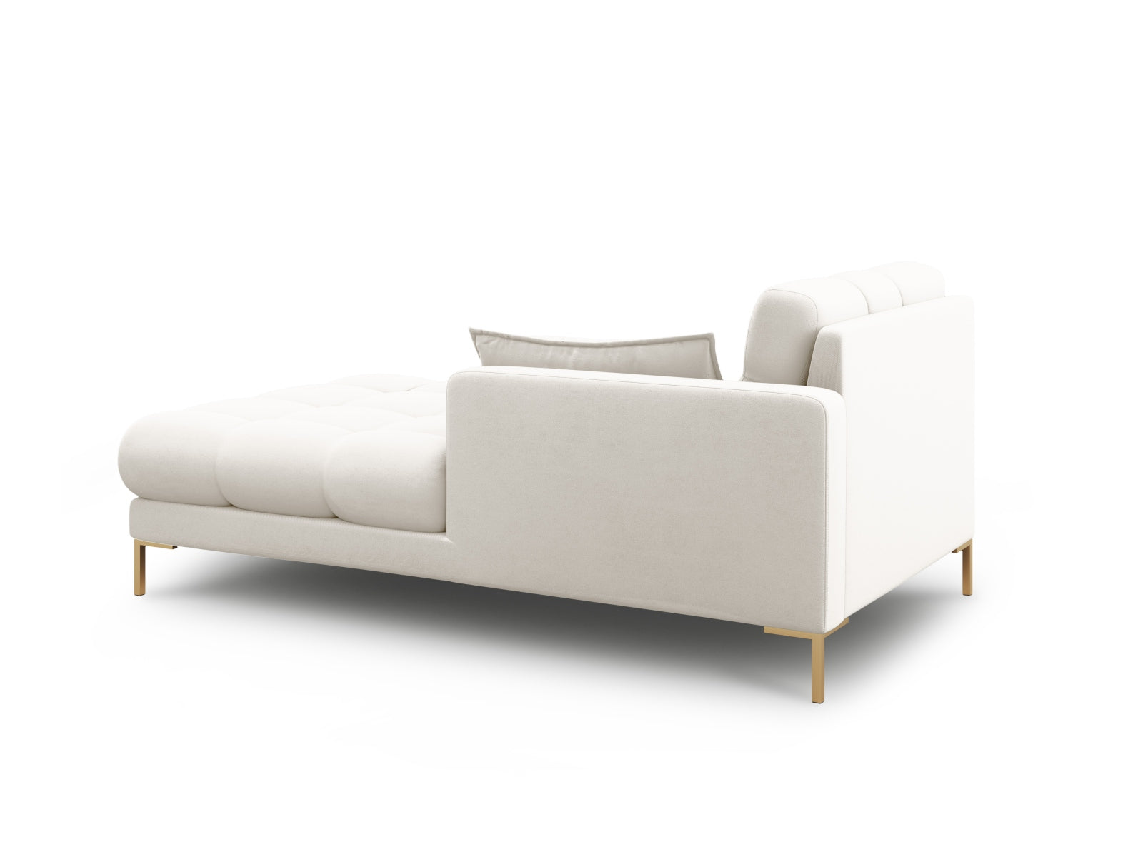Mamaia Sofa Chaise Lounge rechts 1 Sitz in Light Beige/Gold präsentiert im Onlineshop von KAQTU Design AG. L-Sofa rechts ist von Micadoni