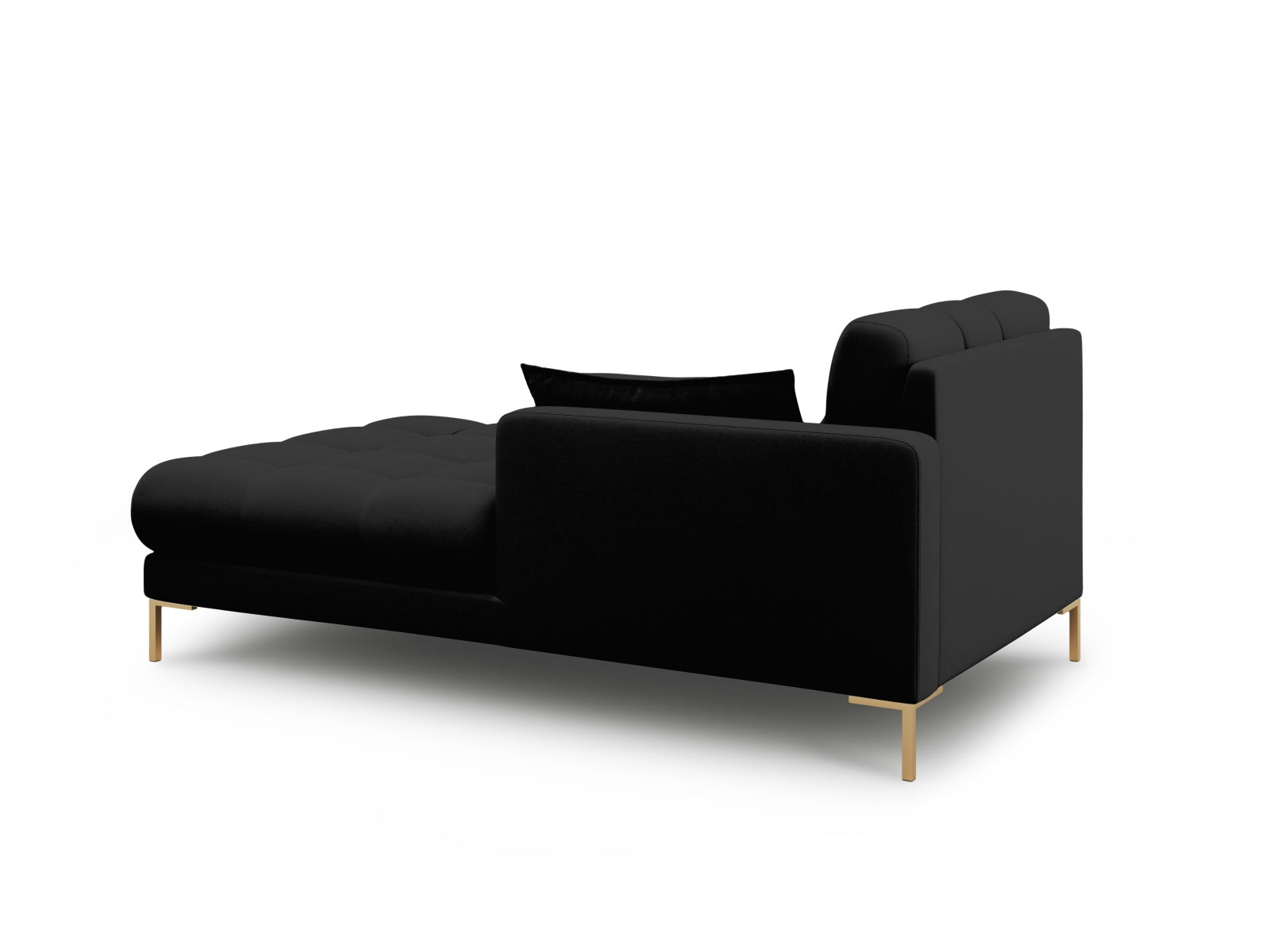 Mamaia Sofa Chaise Lounge rechts 1 Sitz in Black/Gold präsentiert im Onlineshop von KAQTU Design AG. L-Sofa rechts ist von Micadoni