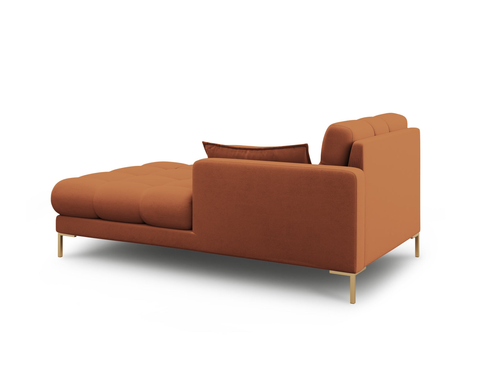 Mamaia Sofa Chaise Lounge rechts 1 Sitz in Brick/Gold präsentiert im Onlineshop von KAQTU Design AG. L-Sofa rechts ist von Micadoni
