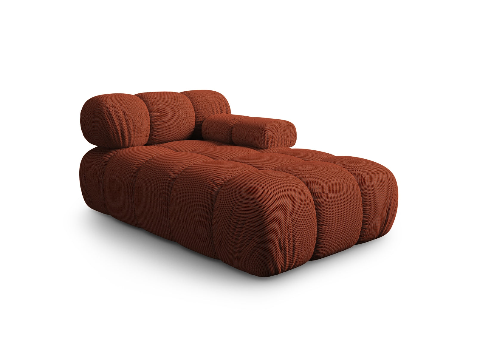 Elegantes Bellis Sofa Chaise Lounge rechts mit 1 Sitz und 94 cm Breite in Brick-Sonic, ideal für stilvolle Wohnräume.