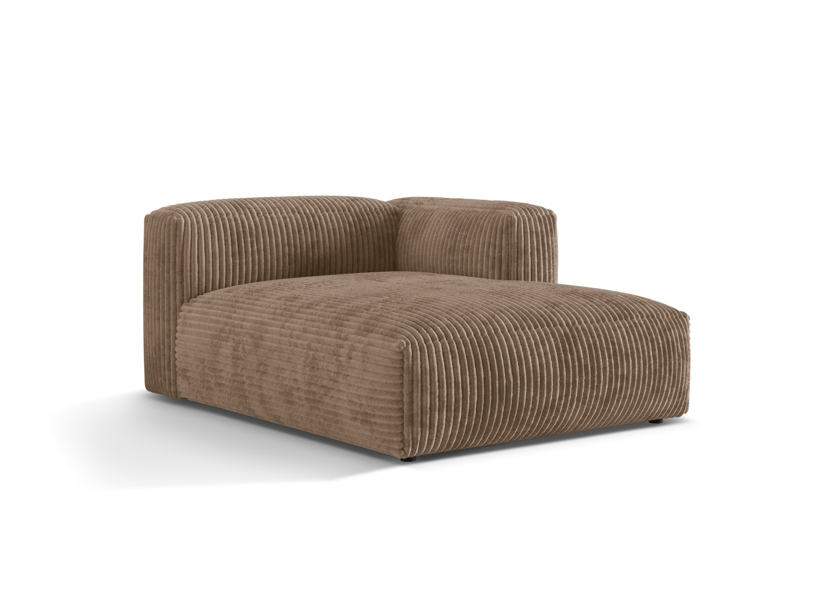 Martina Sofa Chaise Lounge rechts 1 Sitz in Acorn präsentiert im Onlineshop von KAQTU Design AG. L-Sofa rechts ist von Micadoni