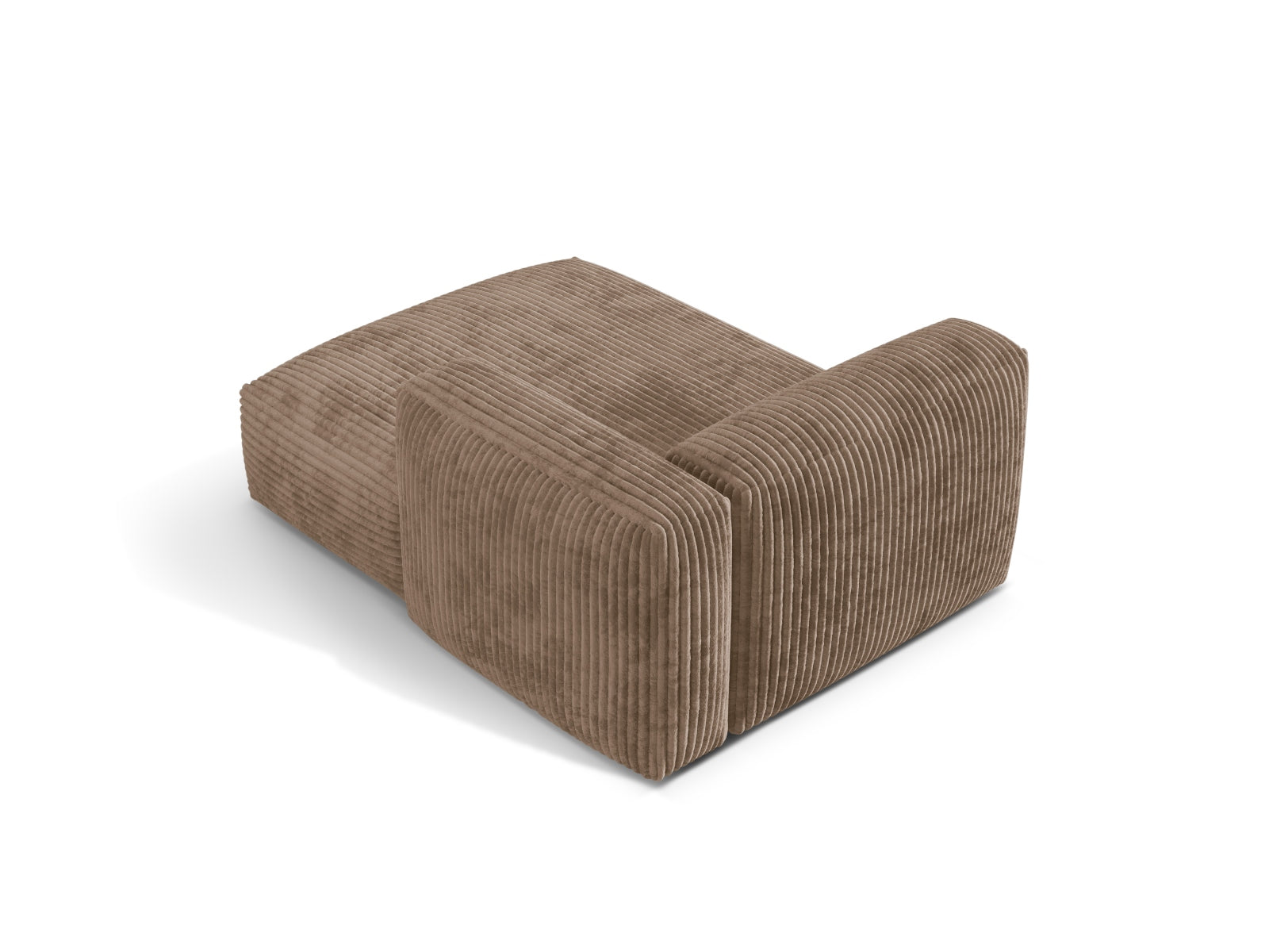 Martina Sofa Chaise Lounge rechts 1 Sitz in Acorn präsentiert im Onlineshop von KAQTU Design AG. L-Sofa rechts ist von Micadoni