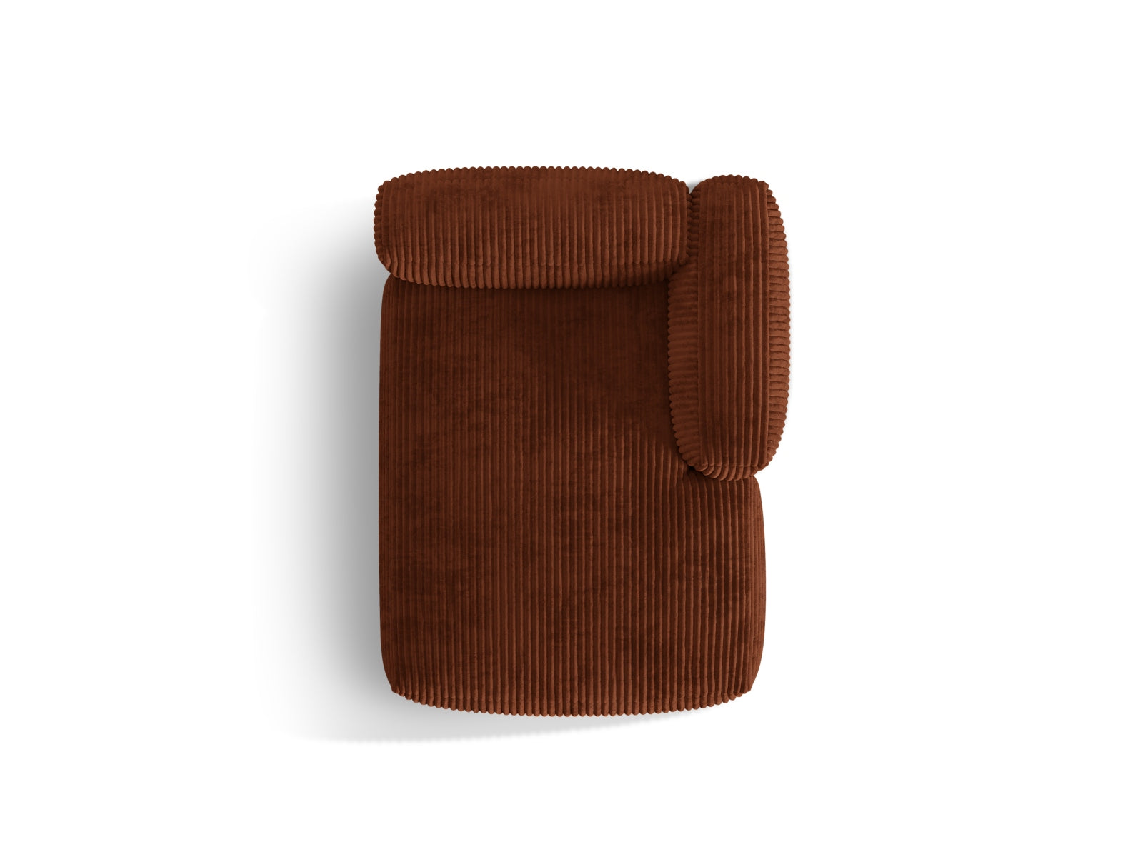 Martina Sofa Chaise Lounge rechts 1 Sitz in Brick präsentiert im Onlineshop von KAQTU Design AG. L-Sofa rechts ist von Micadoni