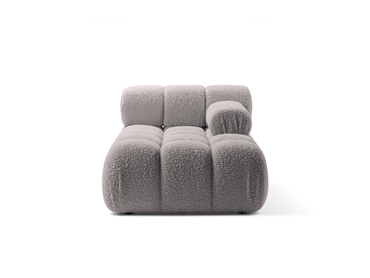 Bellis Boucle Sofa Chaise Lounge rechts 1 Sitz 94cm in Light Grey-Rolf präsentiert im Onlineshop von KAQTU Design AG. L-Sofa rechts ist von Micadoni