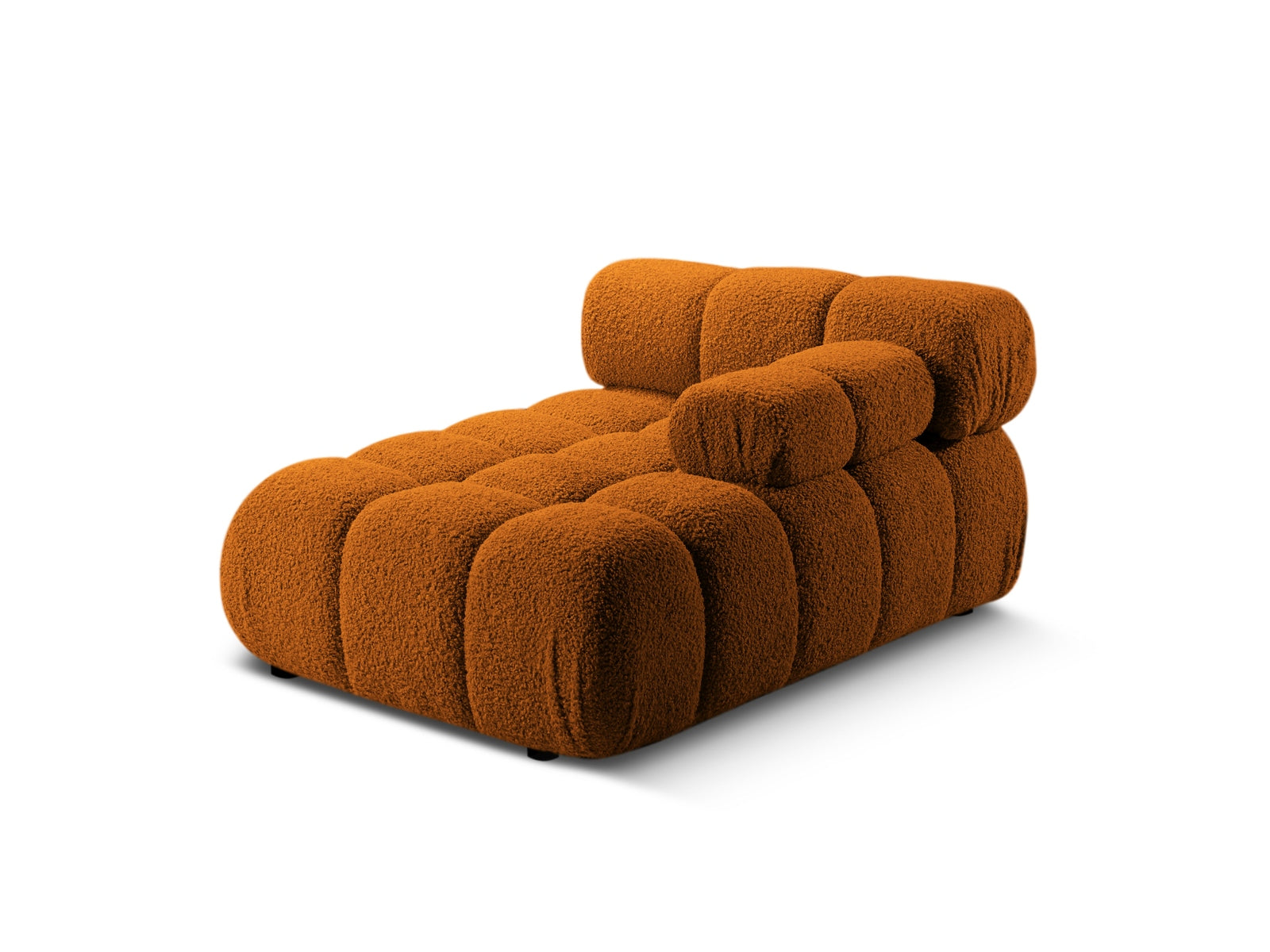 Bellis Boucle Sofa Chaise Lounge rechts 1 Sitz 94cm in Brick präsentiert im Onlineshop von KAQTU Design AG. L-Sofa rechts ist von Micadoni