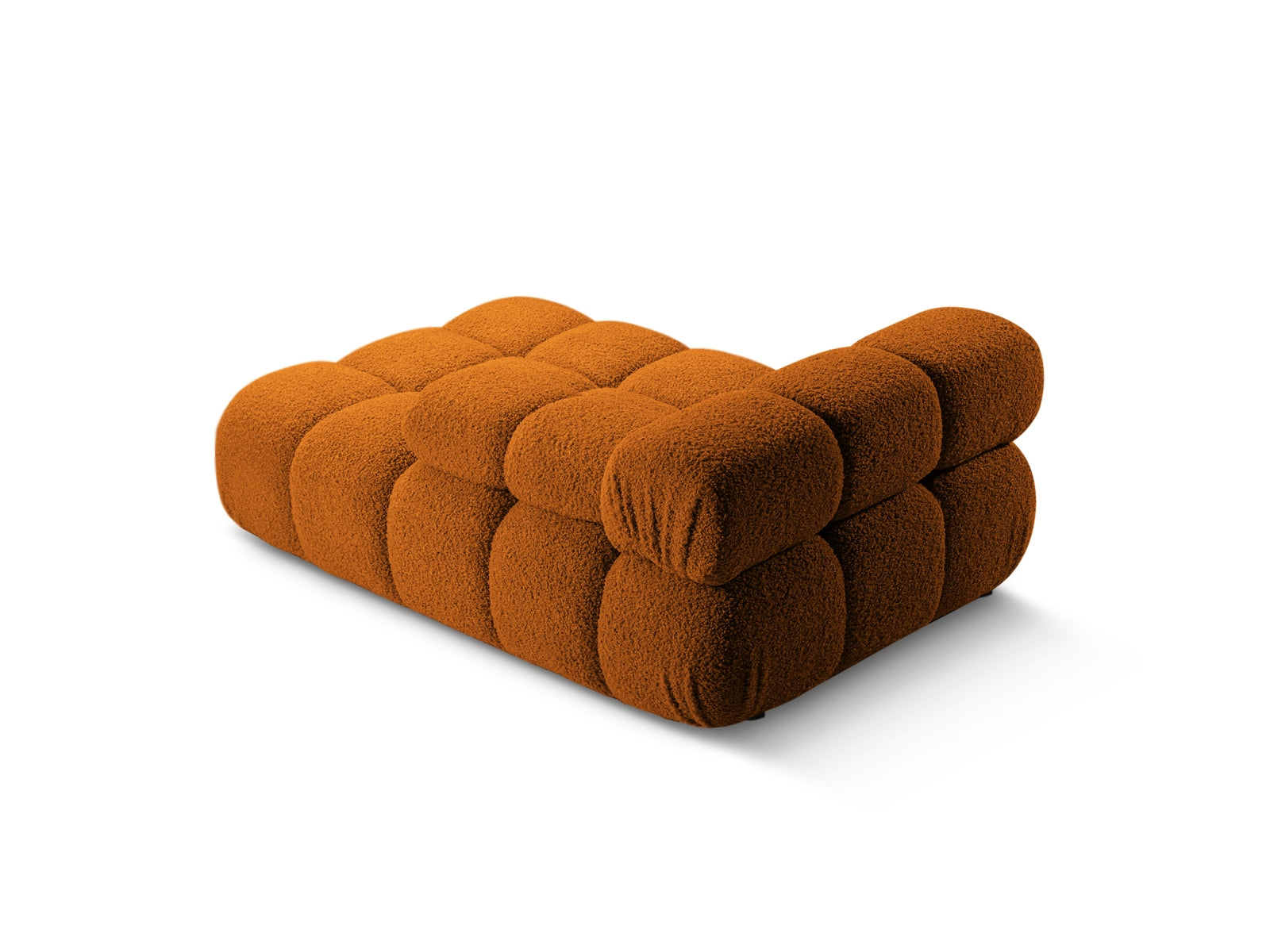 Bellis Boucle Sofa Chaise Lounge rechts 1 Sitz 94cm in Brick präsentiert im Onlineshop von KAQTU Design AG. L-Sofa rechts ist von Micadoni